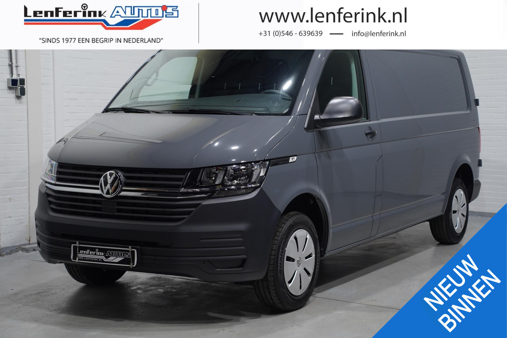 Volkswagen Transporter 2.0 TDI 110 pk L2H1 Airco, Cruise Control Bluetooth, 3-Zits, Direct leverbaar