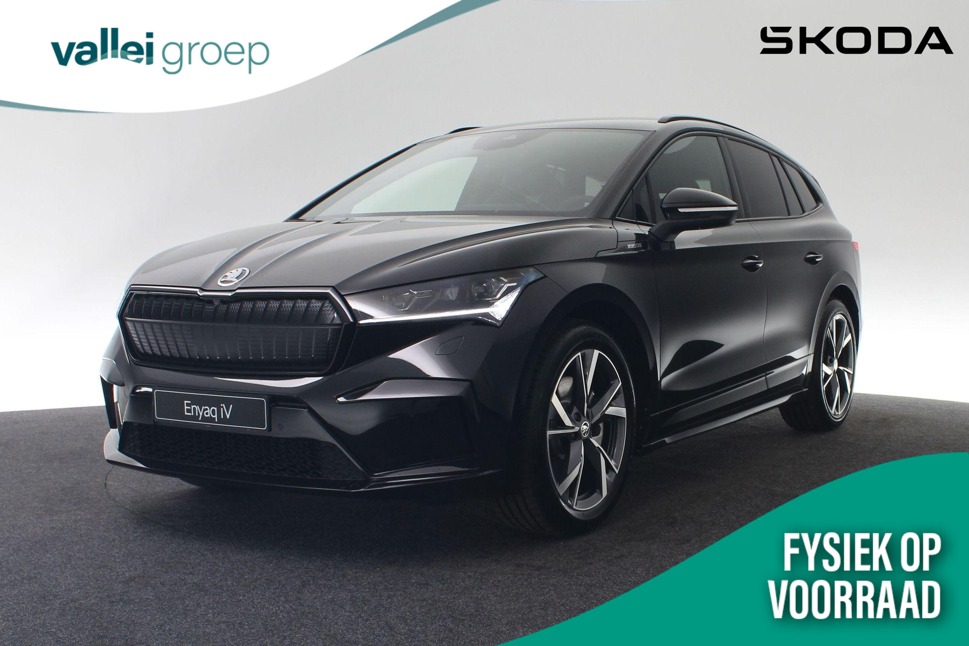 Škoda Enyaq iV Sportline 210 kW / 286 pk Škoda Enyaq Sportline Elektromotor 210 kW / 286 PK SUV Elektrische aandrijving