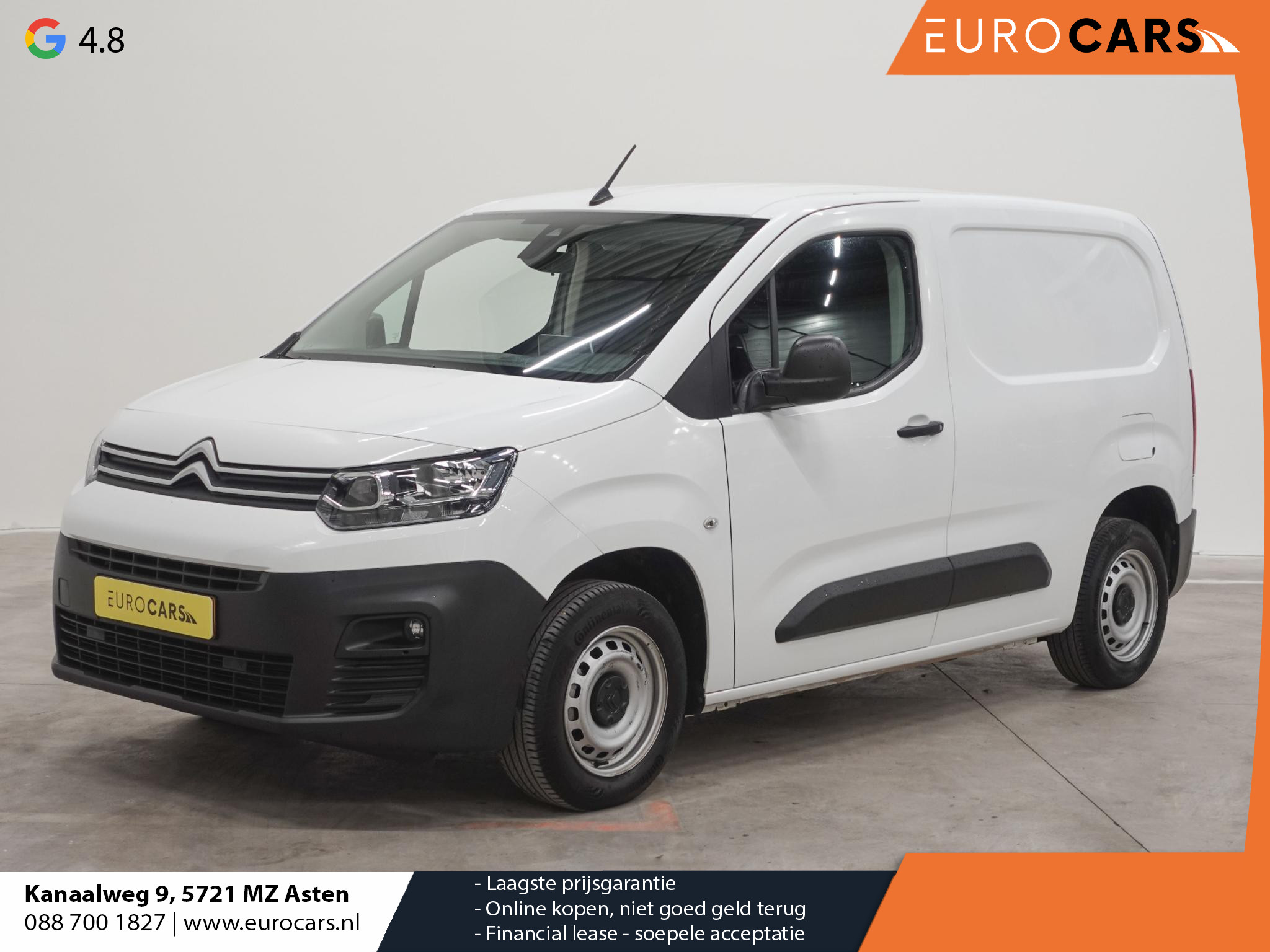 Citroën Berlingo 1.5 BlueHDI 75pk Airco Trekhaak Euro6 3-zits