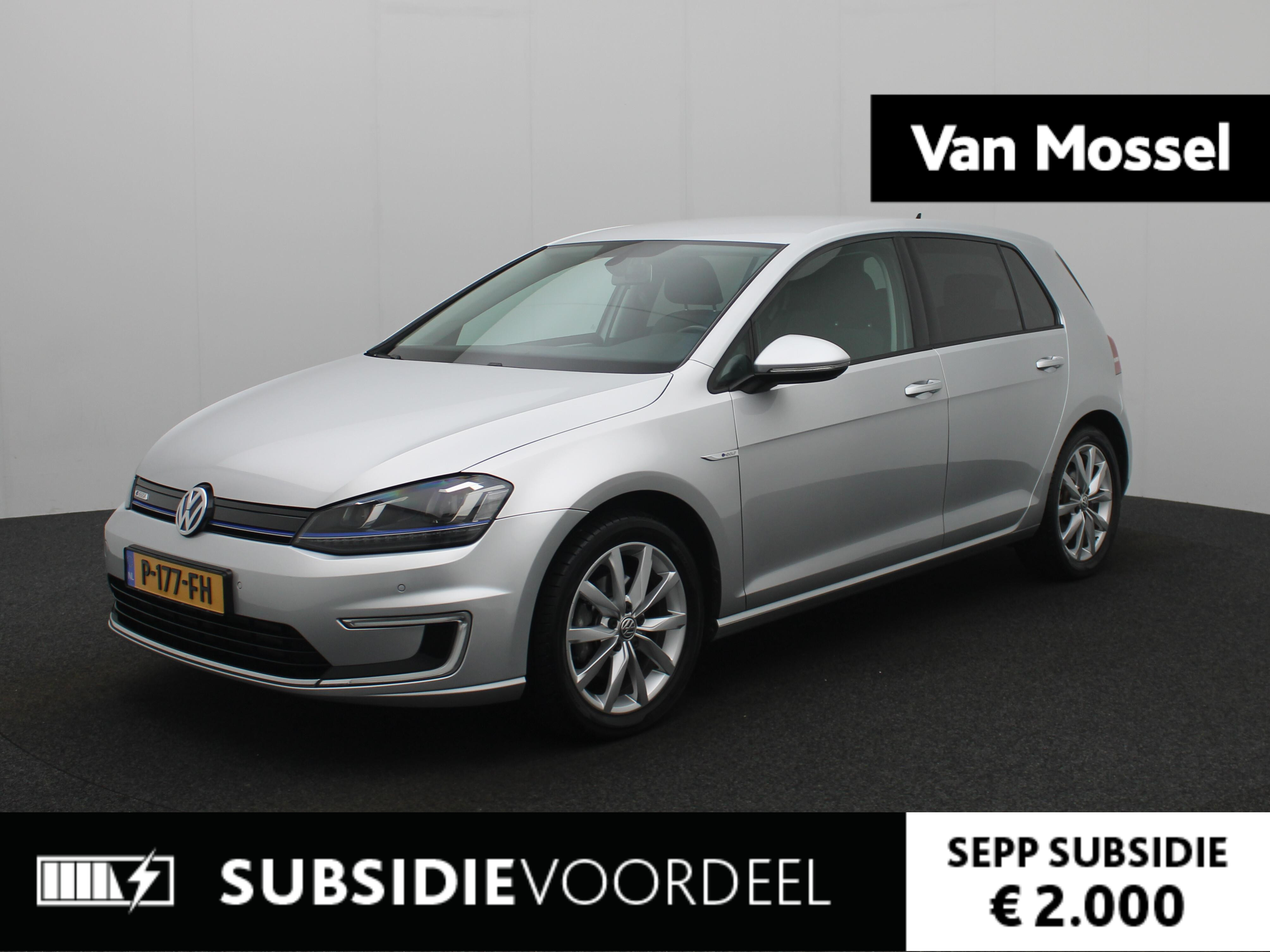Volkswagen e-Golf e-Golf | €2.000,- Subsidie! | LED Koplampen | Parkeersensoren | Navigatie | Lichtmetalen Velgen | Privacy Glass | Cruise Control