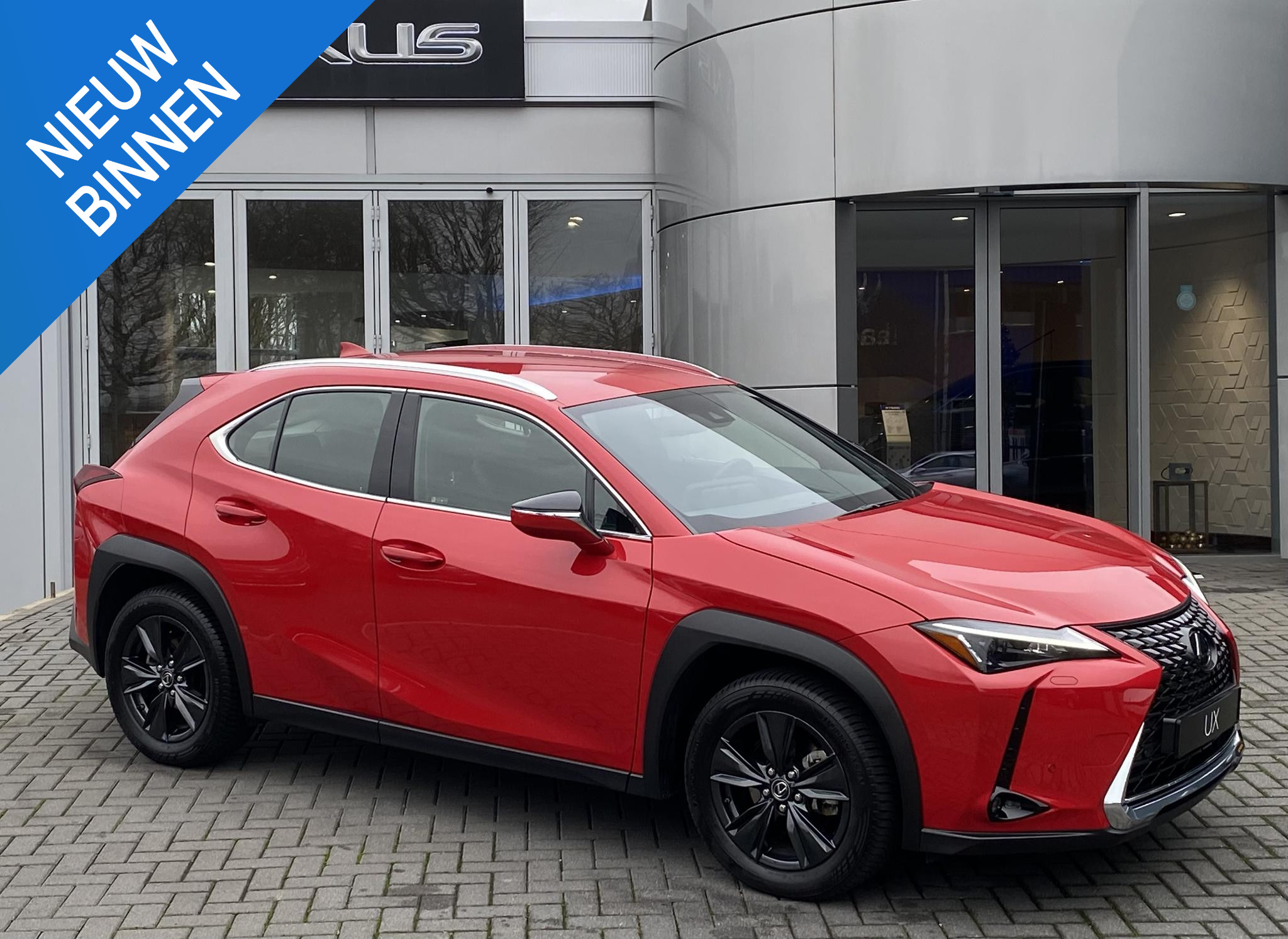 Lexus UX 250h Luxury Line FACELIFT STOELVERW LEDER GROOT SCHERM CARPLAY PARK-SENSOREN