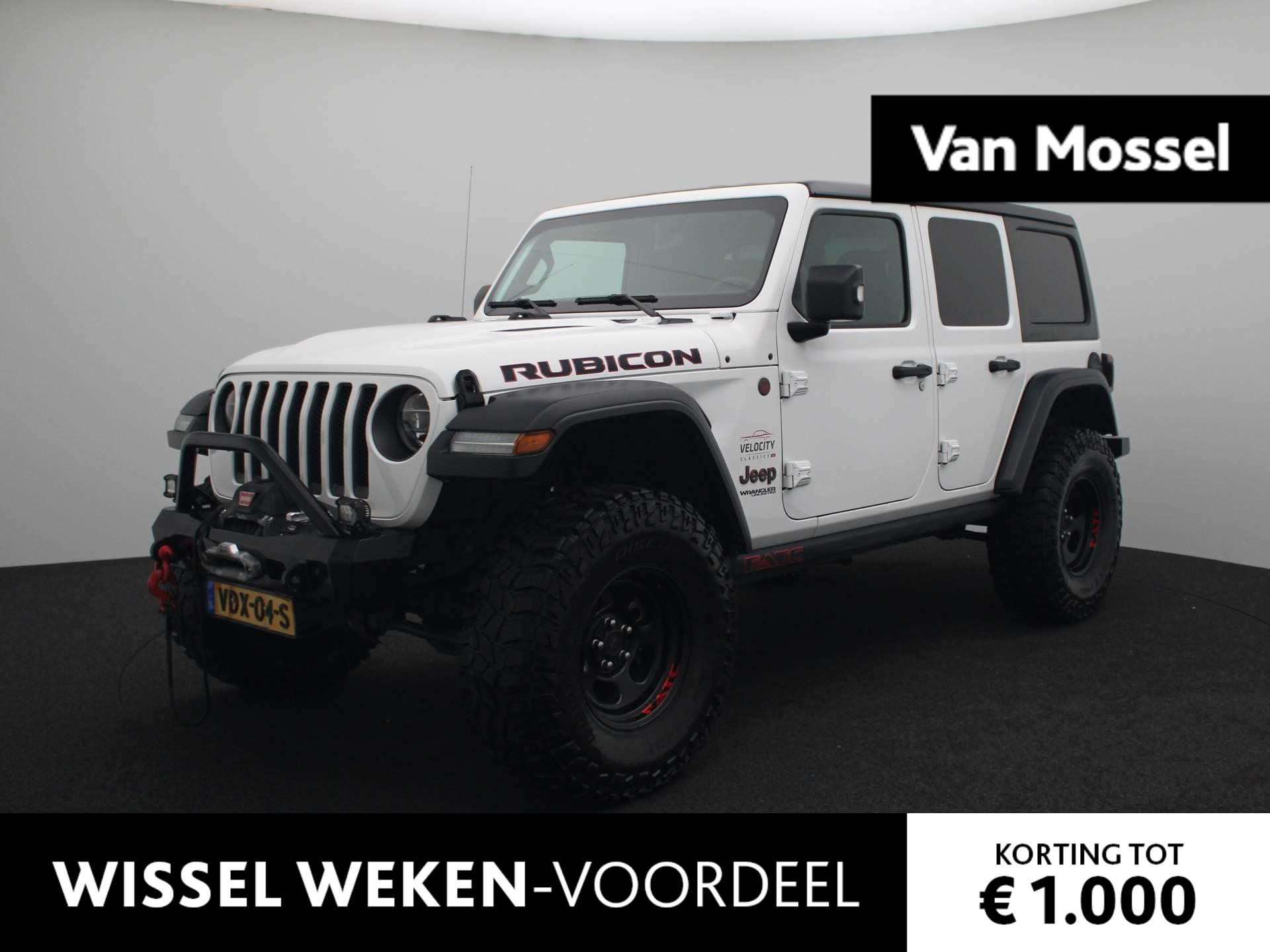 Jeep Wrangler 2.2D Rubicon | GRIJS KENTEKEN! | Automatische Airconditioning | 4X4 | Parkeersensoren | LED |