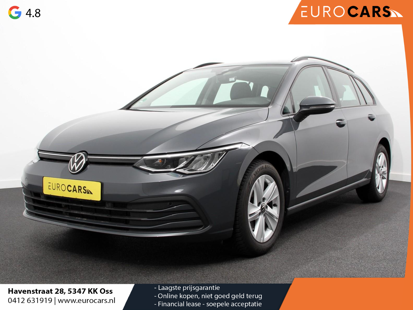 Volkswagen Golf Variant 1.5 eTSI 130pk DSG Life | Navigatie | Apple Carplay/Android Auto | Inklapbare trekhaak | Parkeersensoren | Adaptive Cruise Control | Stoel- en stuurverwarming | Climate Control