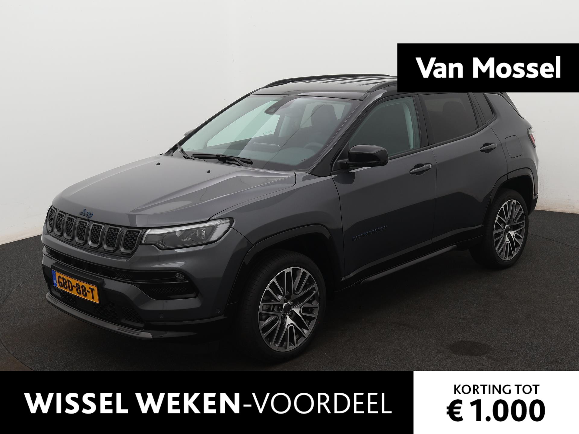 Jeep Compass 4xe 240 Plug-in Hybrid Electric Summit | Draadloos Apple carplay /Andoid  | Adaptive cruise control | Stoel & Stuurwiel verwarming |