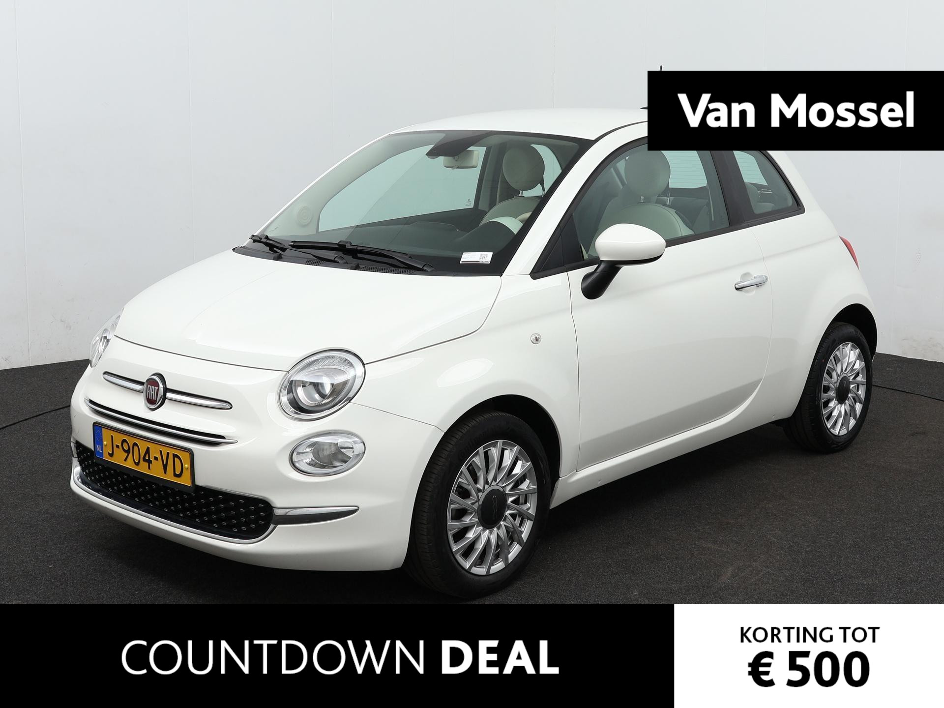 Fiat 500 1.0 Hybrid Lounge | Apple Carplay/Android Auto | Parkeersensoren | Airco