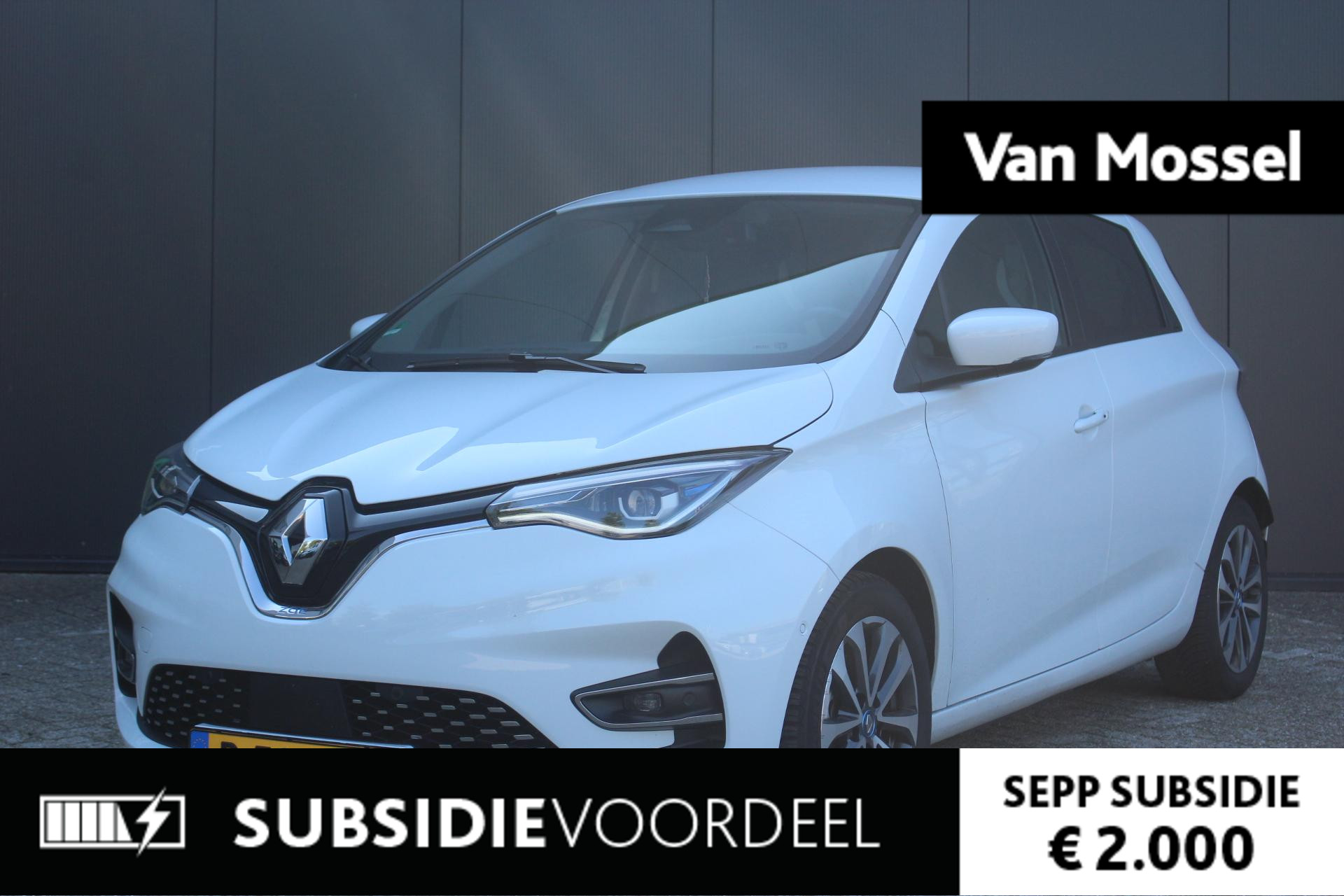 Renault ZOE R135 Intens 52 kWh (huuraccu) | Navigatie | Apple & Android Carplay | Parkeersensoren Voor & Achter | Achteruitrij Camera | Climate Control | Stoel & Stuur Verwarming |