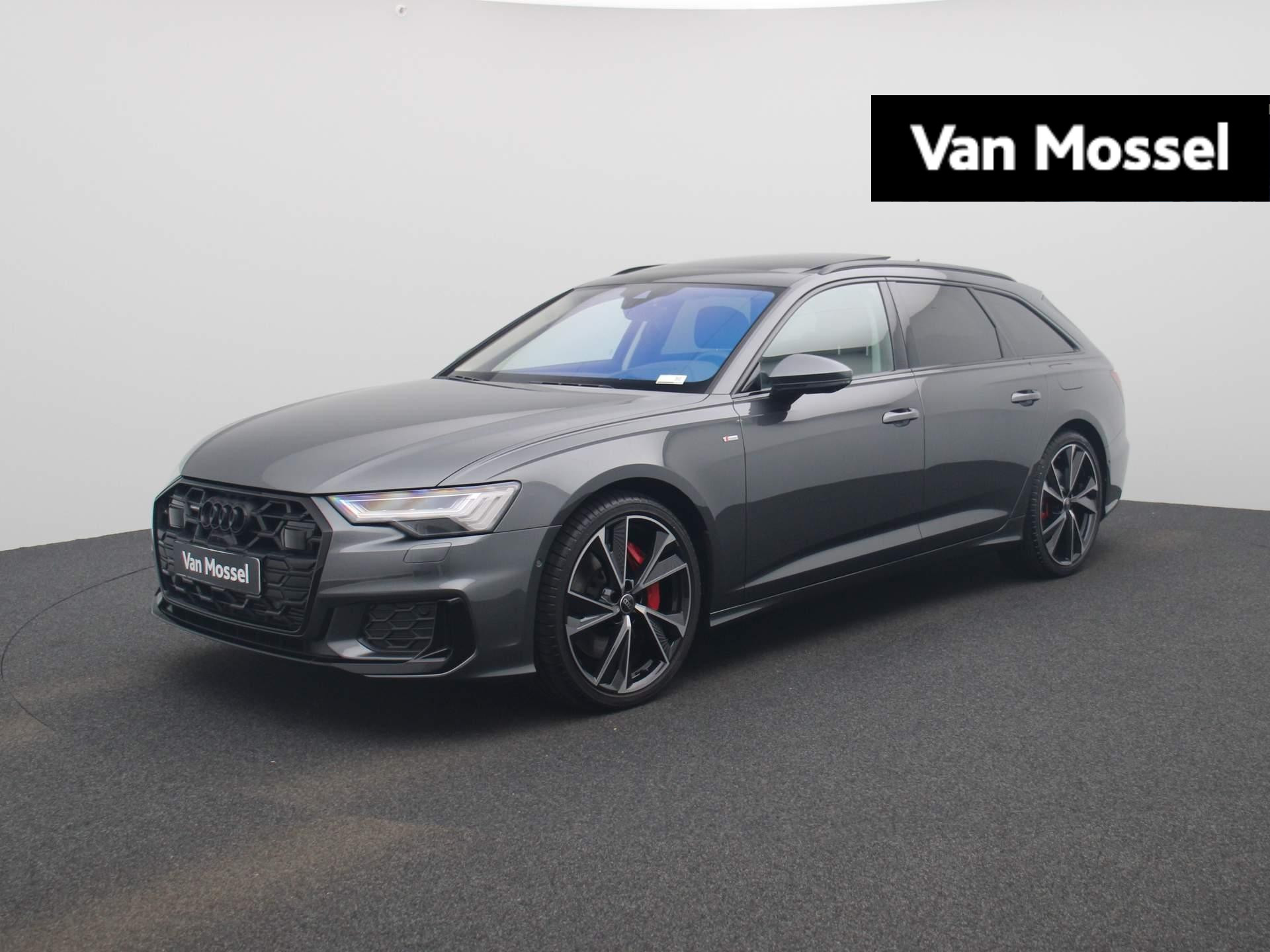 Audi A6 Avant 55 TFSI e quattro Pro Line S Competition | Navigatie | Trekhaak | Camera | B&O Audio | Panorama Dak | Stoelverwarming voor+achter | Dodehoek detectie | Black pakket | 21 Inch Velgen | HD Matrix Led |