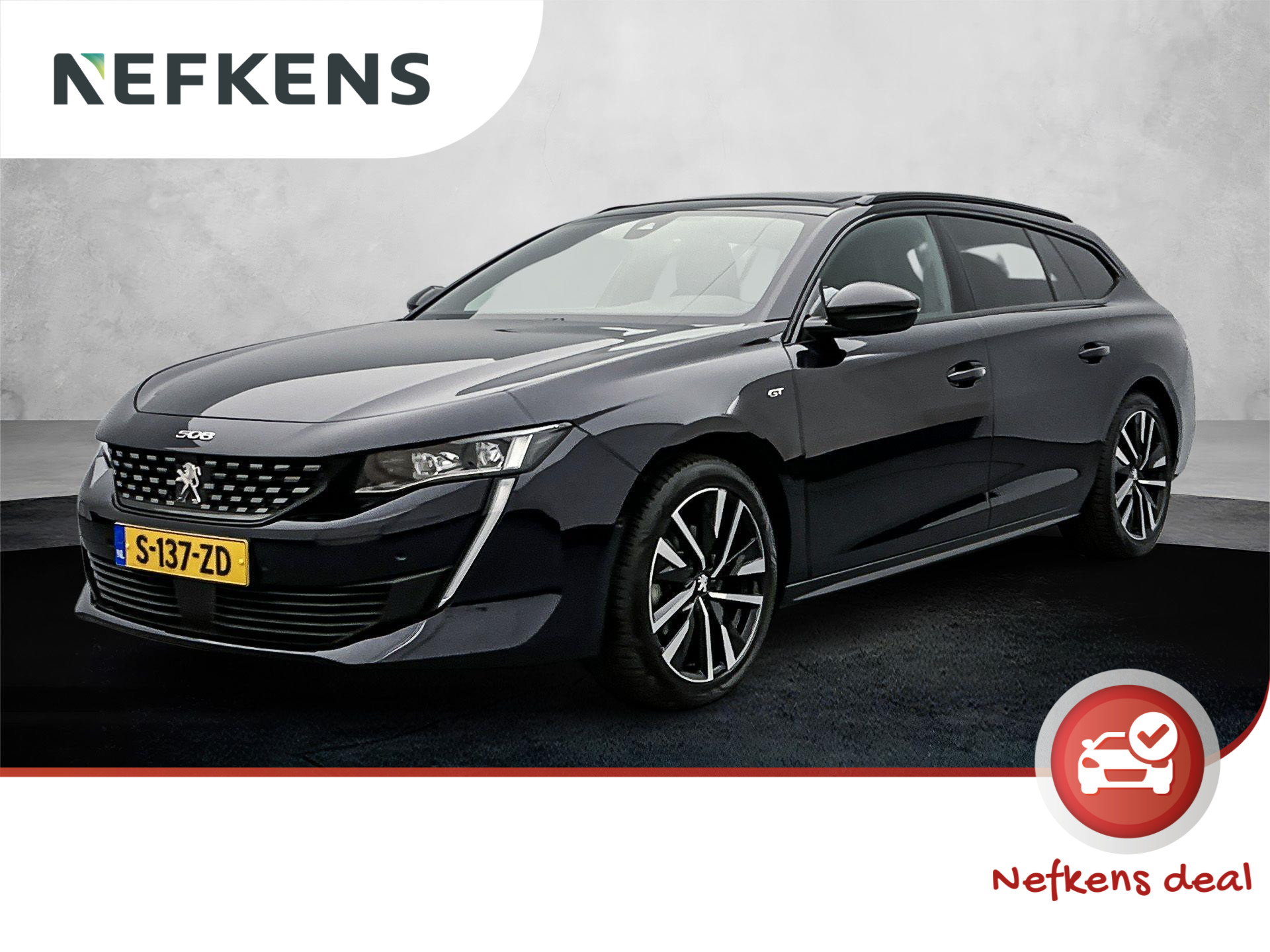 Peugeot 508 SW GT 130 pk Automaat (1ste Eig./Navi/Panoramadak | Elektr Achterklep/Dodehoek detectie/Keyless Entry/Start/Adaptieve Cruise Control/Apple Carplay/Android Auto)