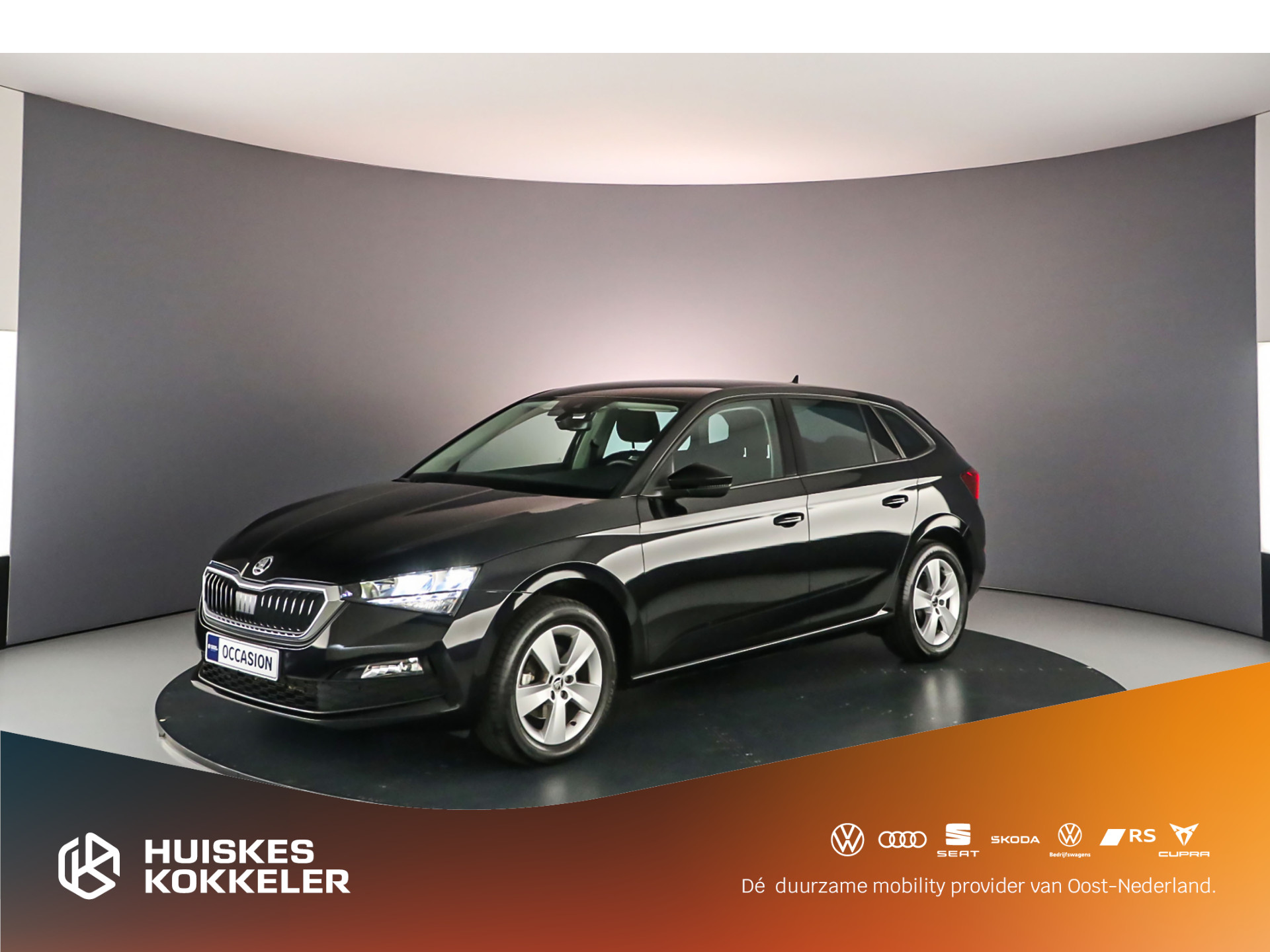 Škoda Scala Ambition 1.0 TSI 110pk Airco, Cruise control, Radio, DAB, Bluetooth, App connect, Parkeersensor achter, LED verlichting