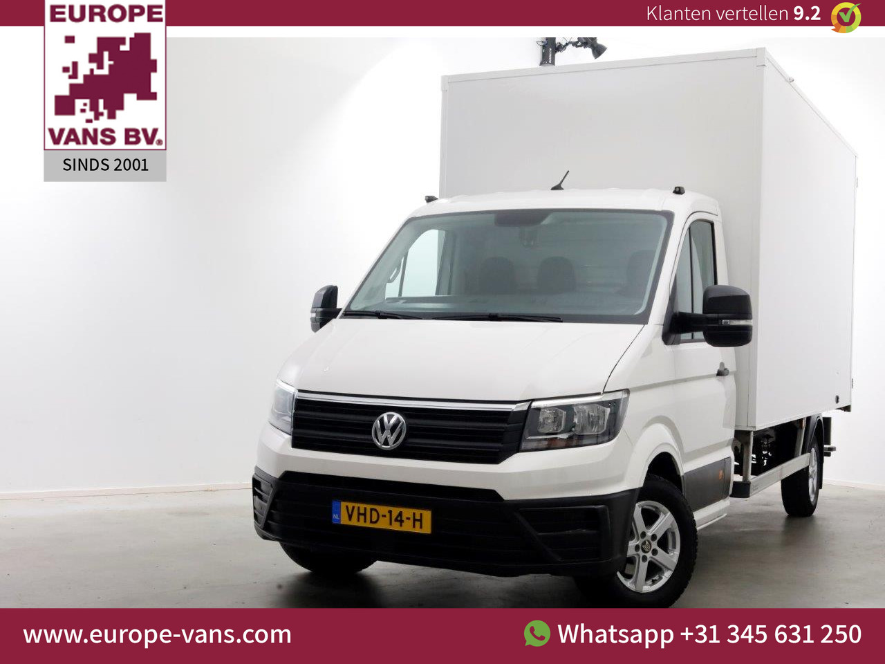 Volkswagen Crafter 35 2.0 TDI Bakwagen met achterdeuren en zijdeur 10-2020