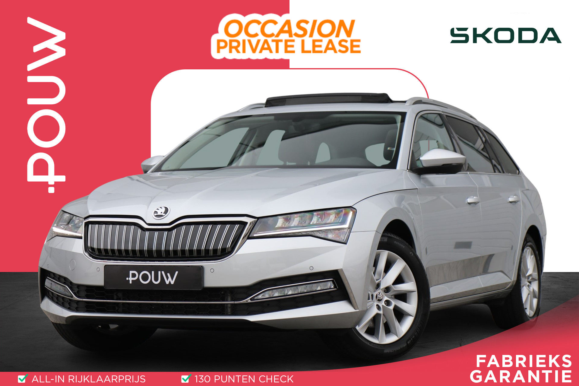 Škoda Superb Combi 1.4 TSI 218pk DSG iV PHEV Business Edition | SoH 99% | Panoramadak | Achteruitrijcamera | Navigatie