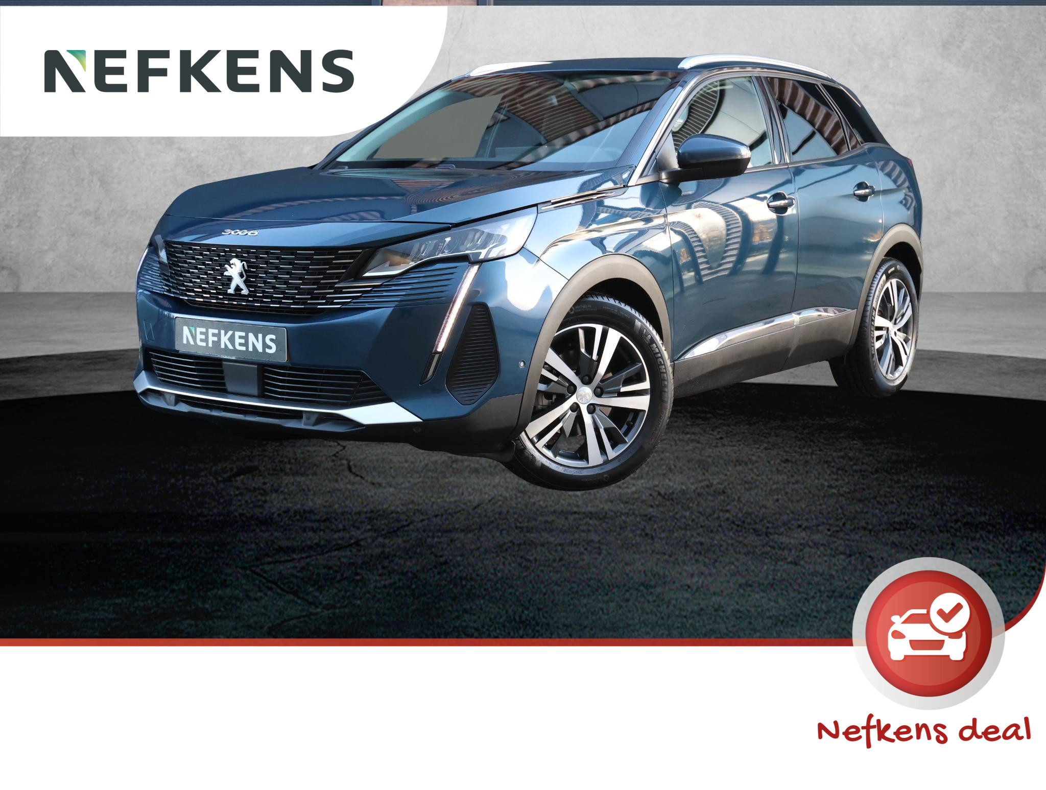 Peugeot 3008 1.2 130PK Allure Pack (1ste eig./NAV./Camera/Climate/T.Haak/Keyless/Cruise/Apple Carplay/18"LMV)