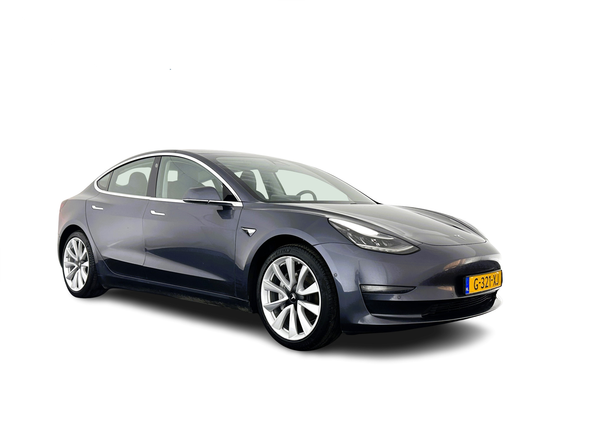 Tesla Model 3 Long Range AWD 75 kWh (INCL-BTW) Aut. *PANO | AUTO-PILOT | TOWBAR | NAPPA-LEATHER | KEYLESS | FULL-LED | MEMORY-PACK | SURROUND-VIEW | DAB | APP-CONNECT | DIGI-COCKPIT | LANE-ASSIST | COMFORT-SEATS | 19"ALU*