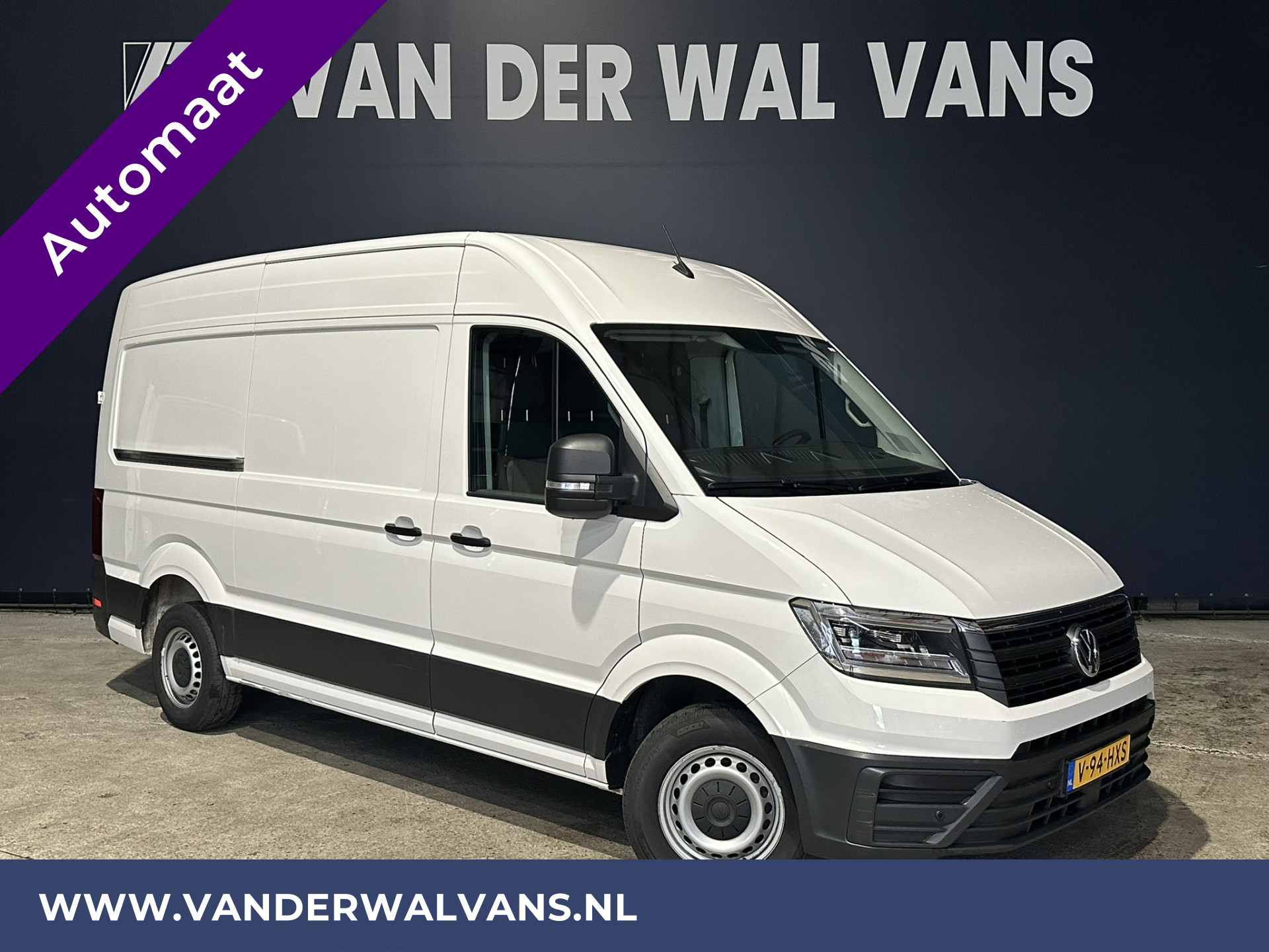 Volkswagen Crafter 2.0 TDI 177pk Automaat L3H3 L2H2 Euro6 Airco | LED | Camera | 3000kg Trekhaak | Apple Carplay | Android Auto Cruisecontrol, Parkeersensoren, Bijrijdersbank