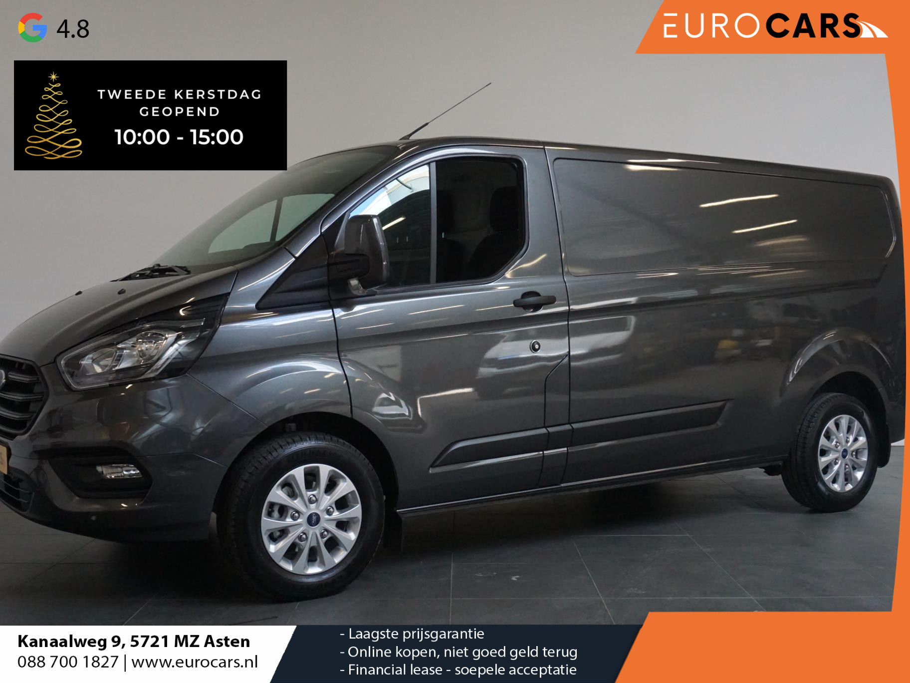 Ford Transit Custom 300 2.0 TDCI L2H1 Trend Automaat Airco Navigatie Cruisecontrol Camera Parkeersensoren