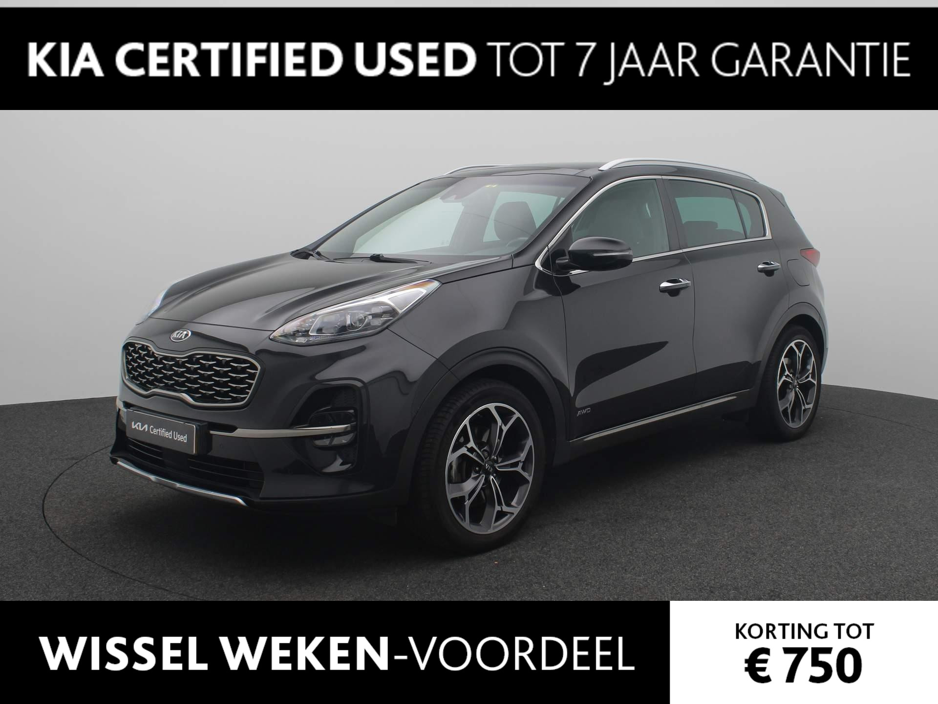 Kia Sportage 1.6 T-GDI 4WD GT-Line PlusLine | Trekhaak | Apple Carplay/Android Auto | 19'' lichtmetalen velgen | s+s verwarming |