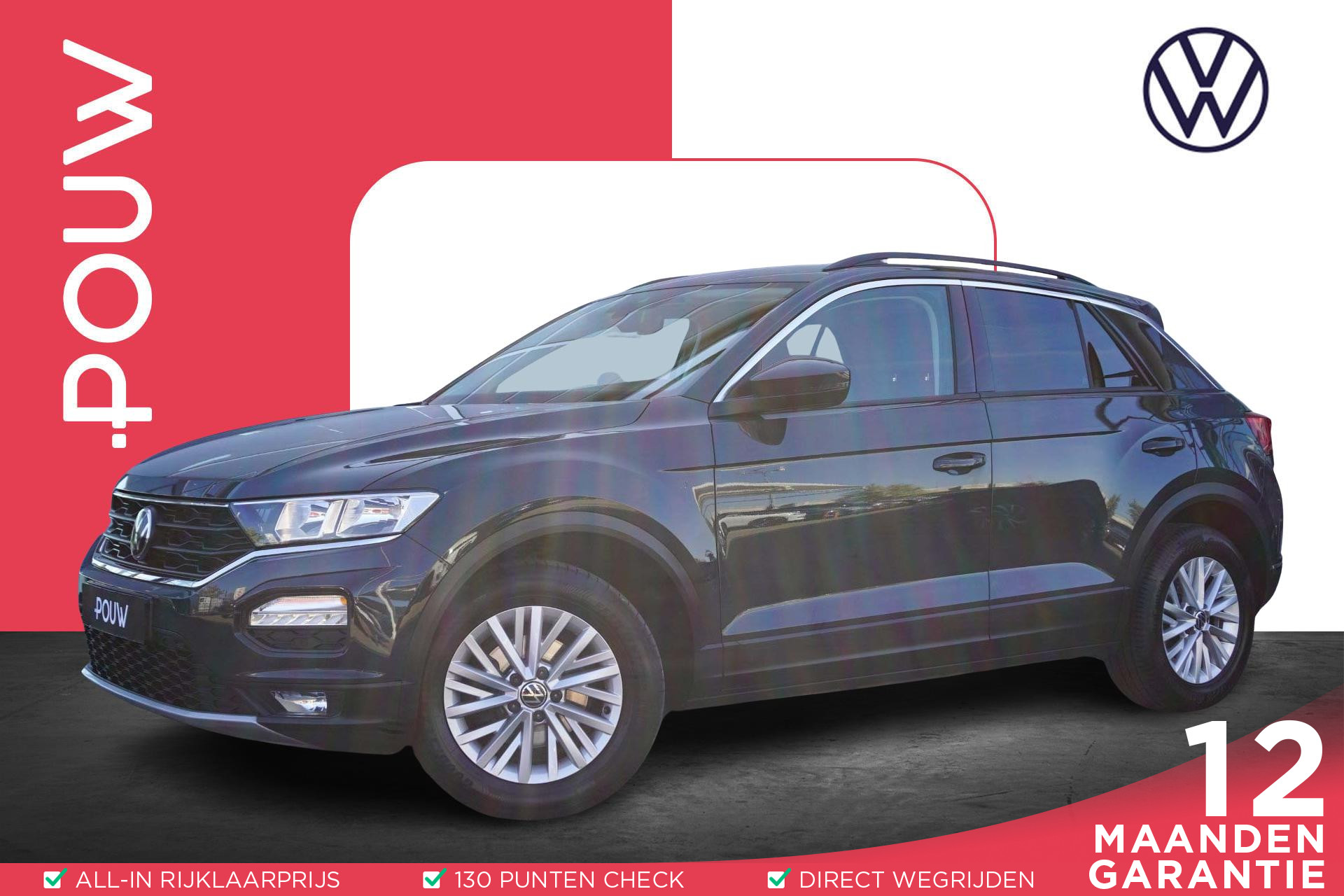 Volkswagen T-Roc 1.0 TSI 110pk Style | Adaptive Cruise | Parkeersensoren | Airco