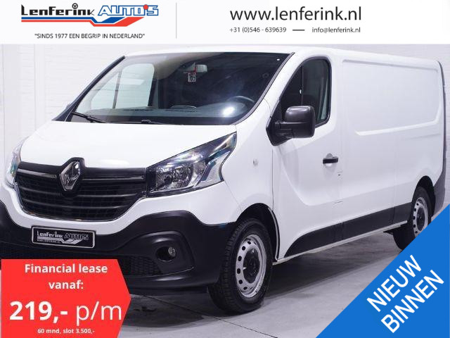 Renault Trafic 1.6 DCi 125 pk L2H1 Airco, va 219,- p/mnd Camera Cruise control, Laadruimte Pakket, PDC achter, 3-Zits