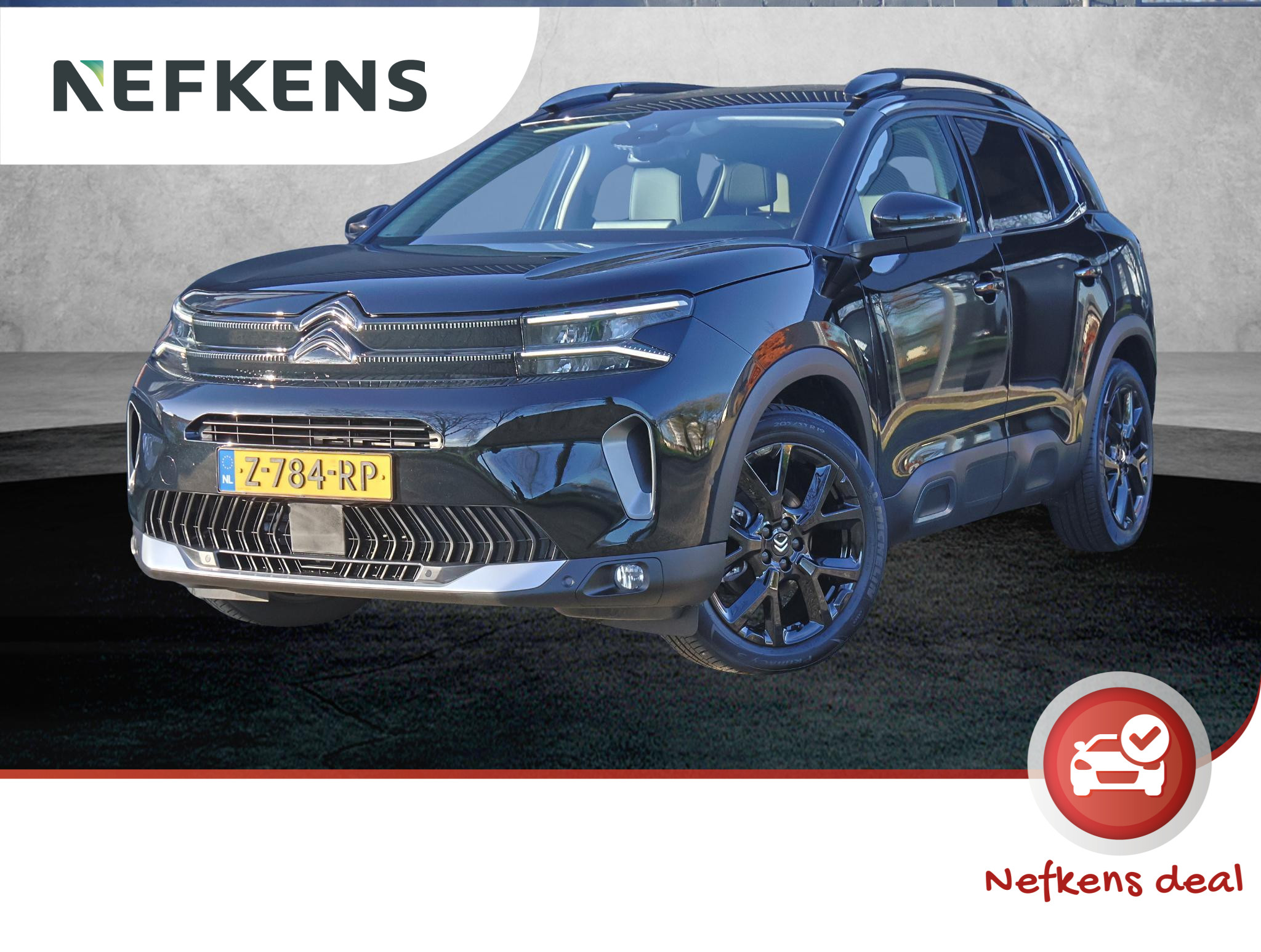 Citroën C5 Aircross 1.2 136PK Hybrid ë-Series (1ste eig./Camera/Climate/Adapt.Cruise/BlackPack/19"LMV/FULL LED)