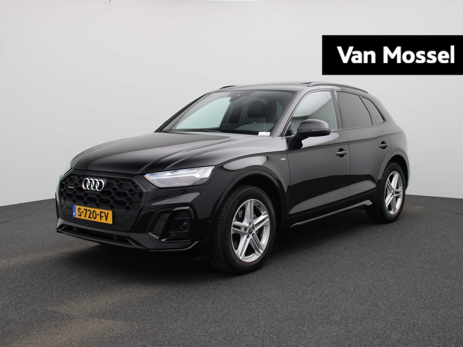 Audi Q5 40 TFSI Advanced edition 204 PK | S-line | Navigatie | 360 Camera | Half-Leder | Panoramadak | Privacy glass | Stoelverwarming | Cruise Control | Lichtmetalen velgen |