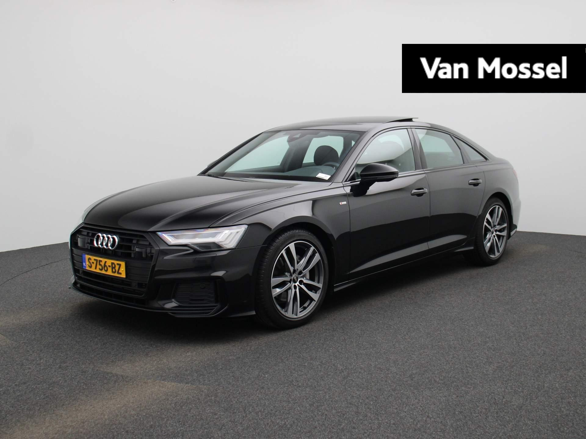 Audi A6 Limousine 40 TFSI S edition 204 PK | Fabrieksgarantie | Automaat | Navigatie | Stoelverwarming vóór | Digitale matrix-LED | Achteruitrijcamera | Glazen panoramadak | Audi virtual cockpit plus | Audi smartphone interface | Lichtpakket plus ambient light | Optiekpakket zwart | Grotere brandstoftank | Assistentiepakket 'tour' | Hoogglans zwarte bedieningskn. | USB-laadpoorten achterin |