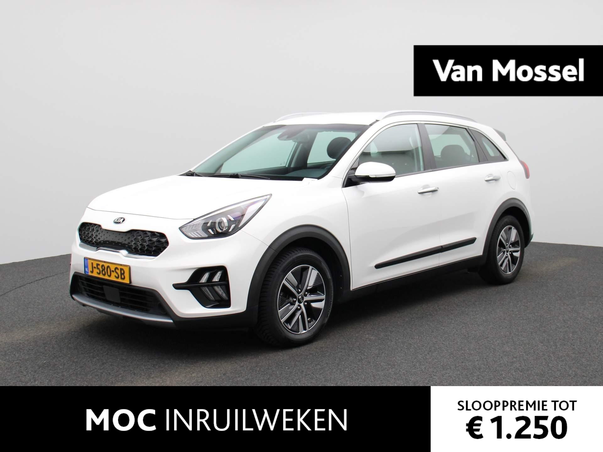 Kia Niro 1.6 GDi Hybrid DynamicLine | NAVIGATIE | ACHTERUITRIJCAMERA | PERKEERSENSOREN | HALF-LEDEREN BEKLEDING | CRUISE CONTROL |