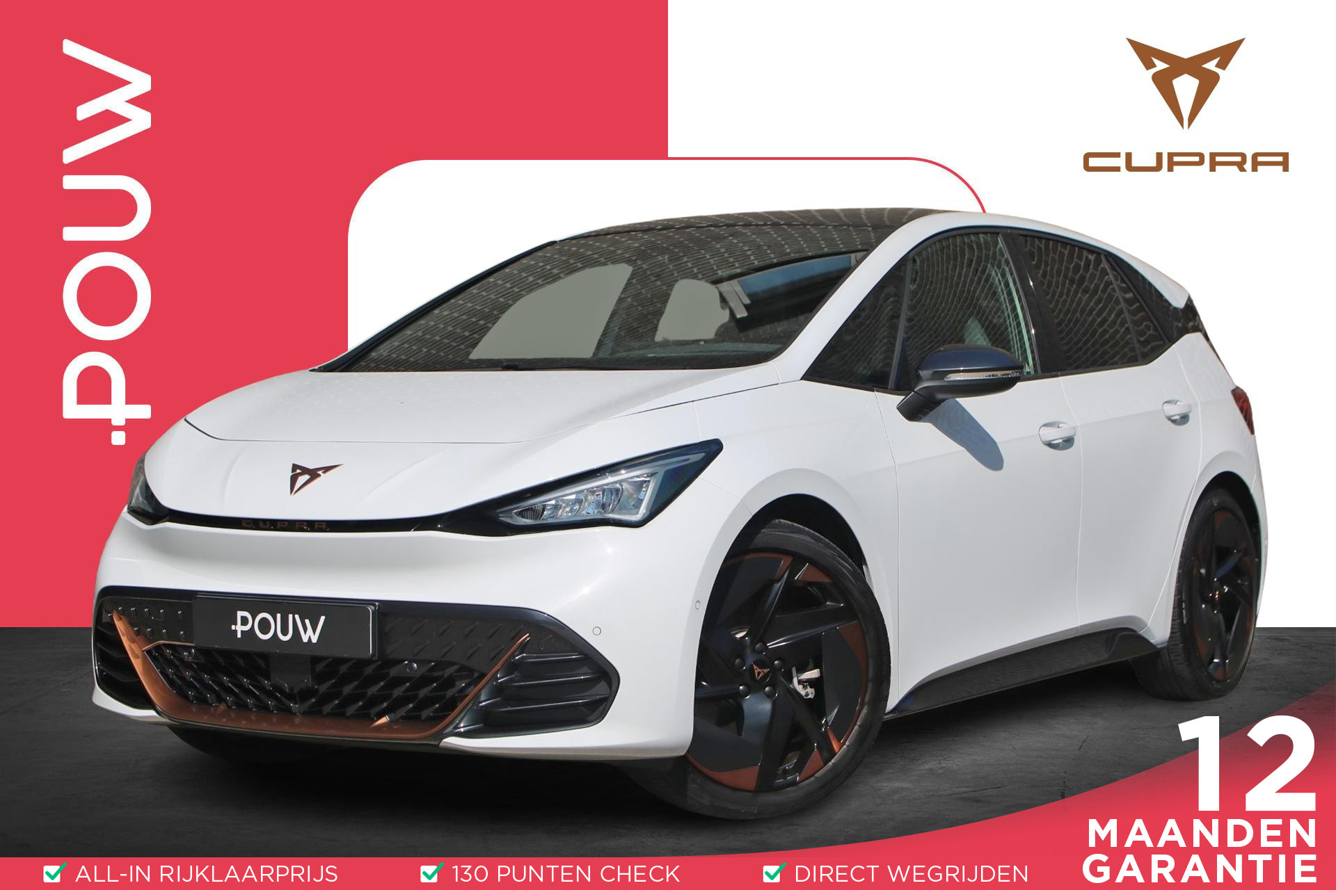 CUPRA Born 204pk Business 62 kWh | Panoramadak | Navigatie | Ergonomische Sportstoelen