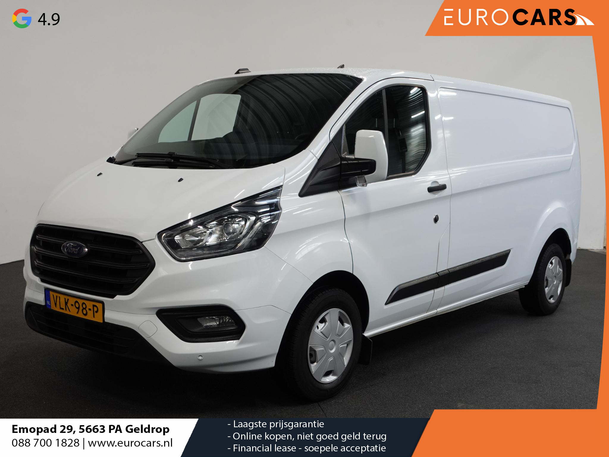 Ford Transit Custom L2H1 Trend 105pk Euro6 Airco Cruise control Parkeersensoren Radio Bluetooth