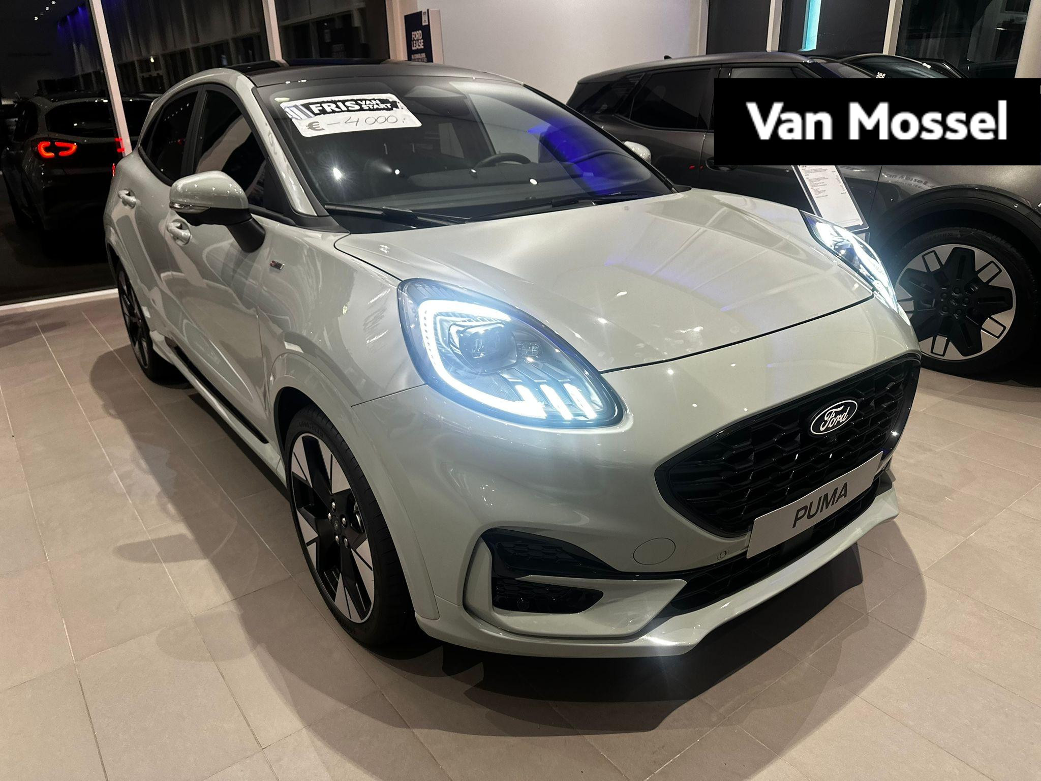 Ford Puma 1.0 EcoBoost Hybrid ST-Line X | lichtmetalen velgen 5-spaaks 19" | elektrisch glazen panorama-dak | voorstoelen verwarmd | verwarmde voorruit | Stuurwiel verwarmd | cruise control adaptief | 360 Camera | keyless entry | draadloze telefoonlader