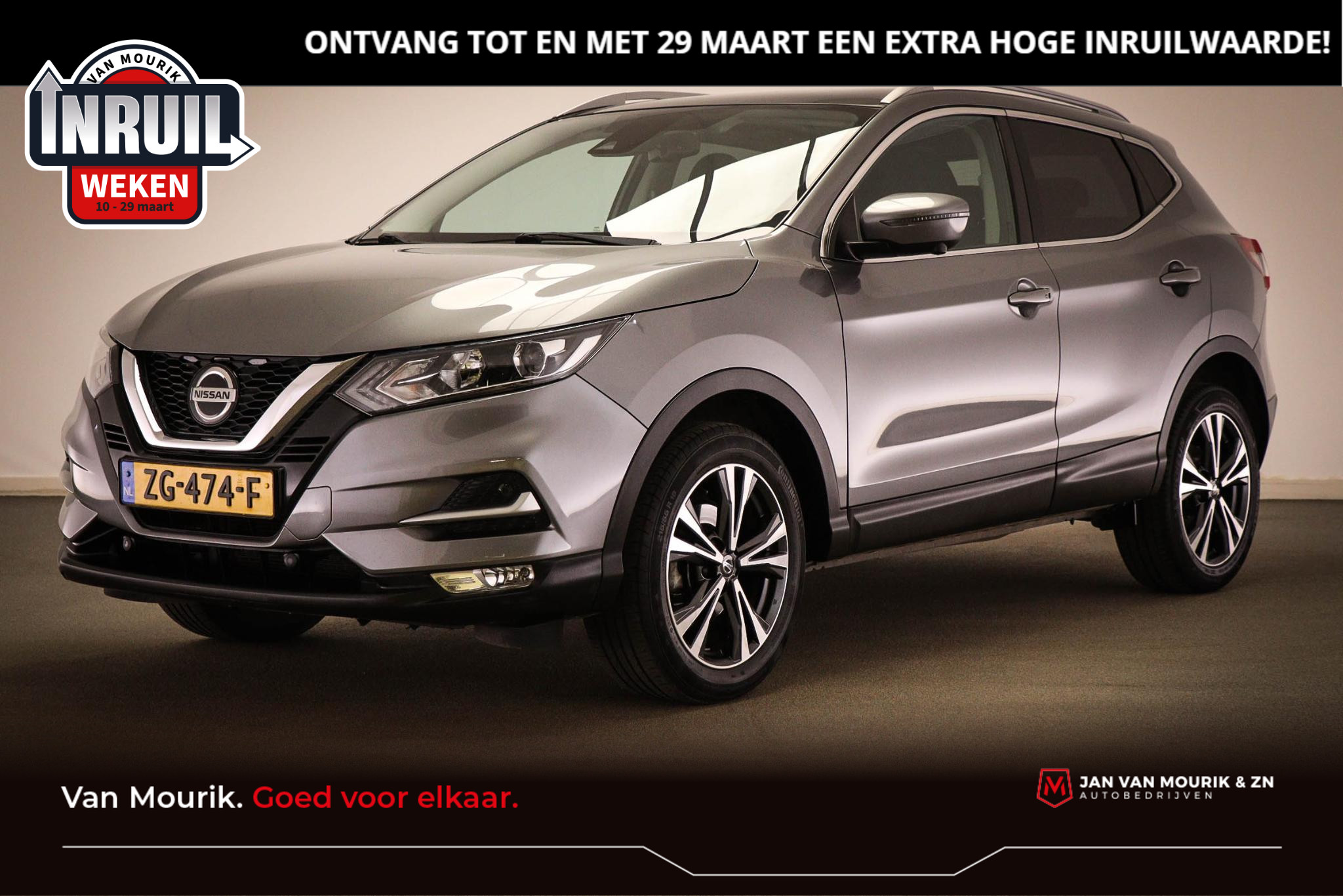 Nissan QASHQAI 1.2 N-Connecta | DESIGN PACK | PANORAMADAK | DAB | 360 CAMERA