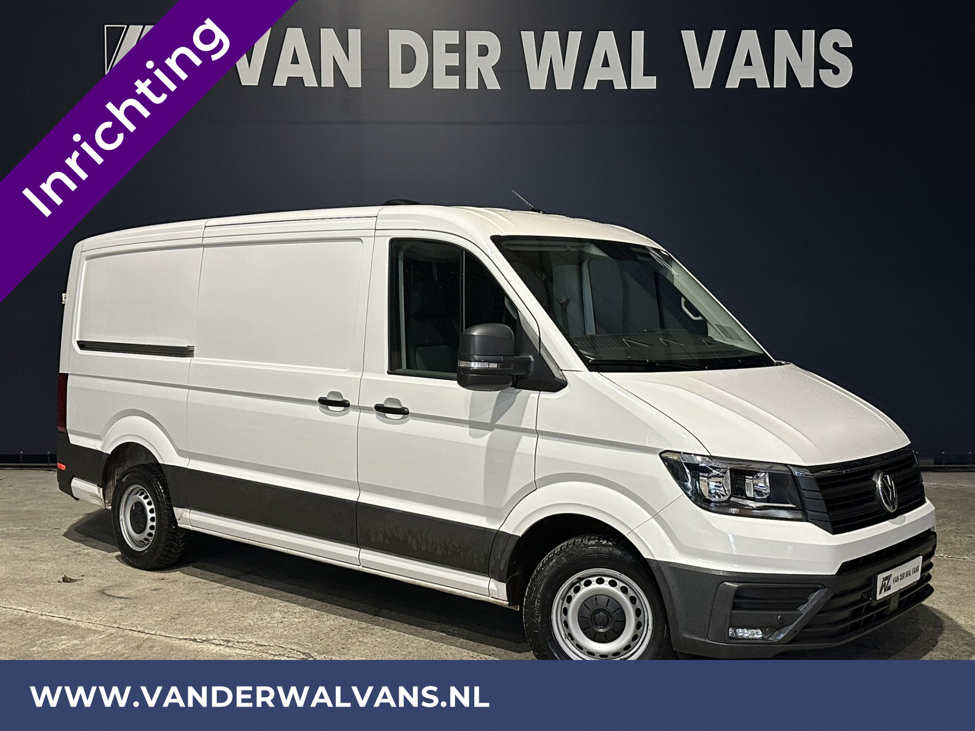 Volkswagen Crafter 2.0 TDI 141pk **BPM VRIJ voor de Ondernemer** L3H2 L2H1 inrichting Euro6 Airco | Navigatie | Camera | Apple Carplay Android Auto, Parkeersensoren, Bijrijdersbank