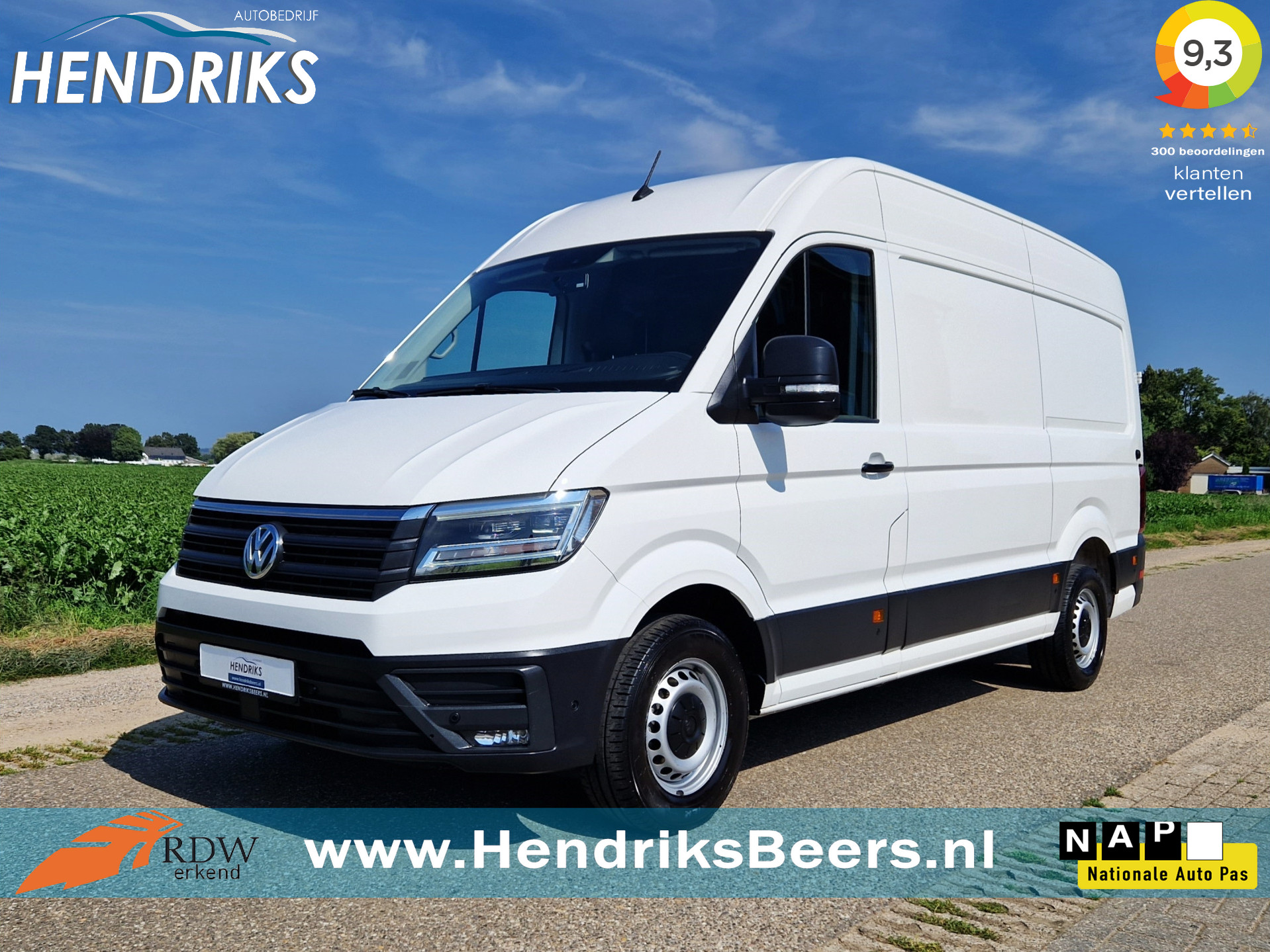 Volkswagen Crafter e-Crafter L3H3 36 kWh - Elektrisch -  136 Pk - Automaat - Navi - Parkeersensoren - DAB+ Radio