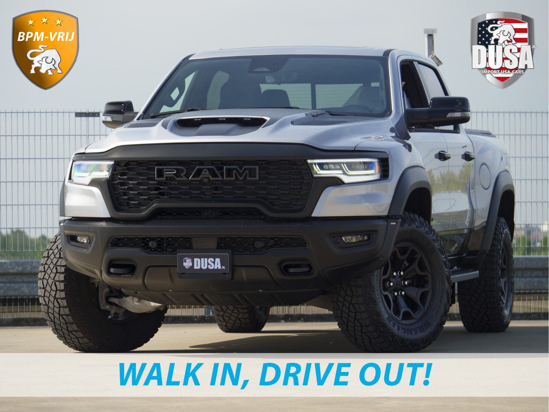 Dodge Ram Pick-Up | RHO | 3.0L Twin-Turbo I6 | 4x4 | Crew Cab TWIN-TURBO HIGH OUTPUT | Panoramadak | 14,4-inch Touchscreen | Passenger Display | Getoonde accessoires zijn verkrijgbaar tegen meerprijs