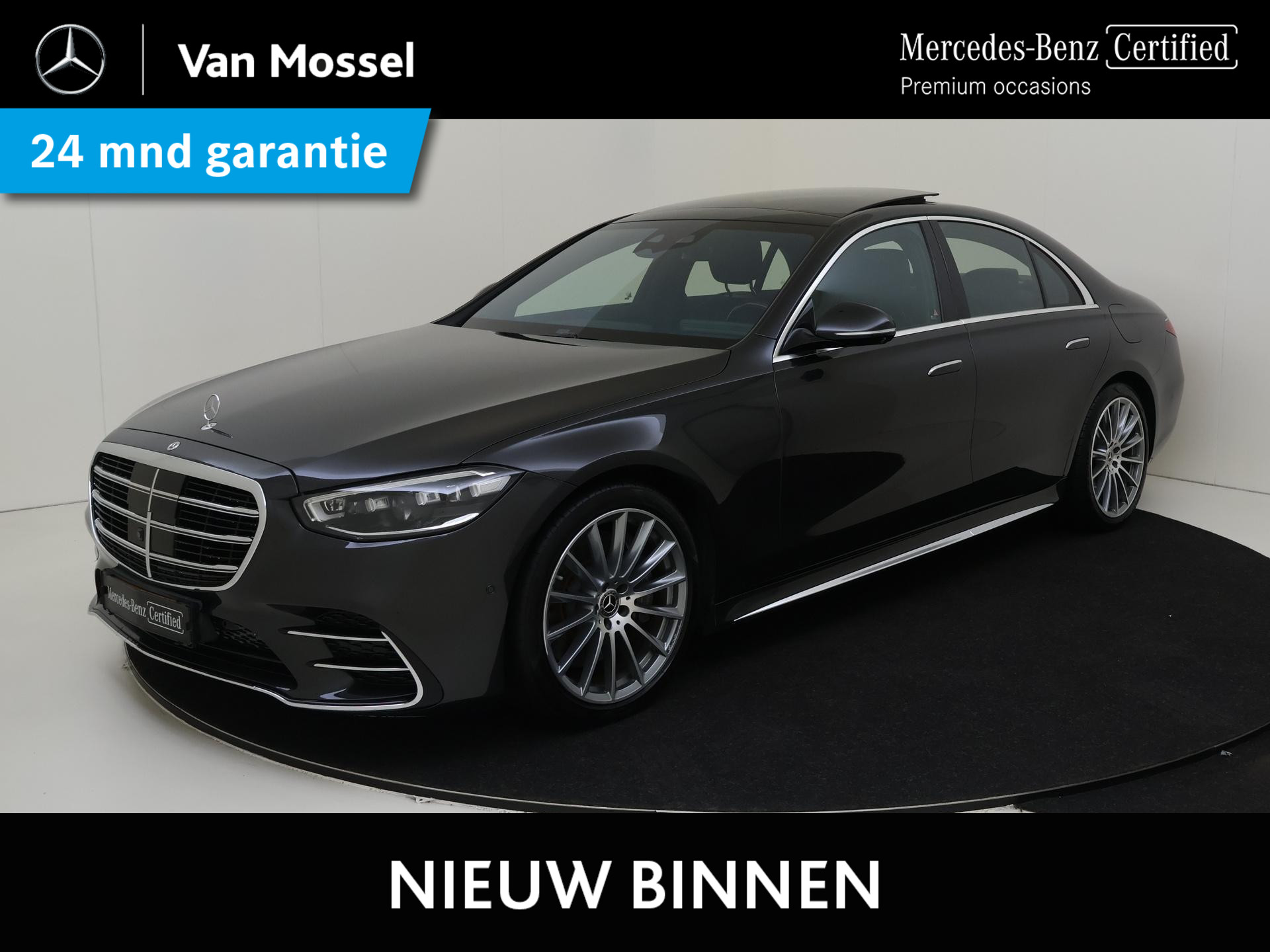 Mercedes-Benz S-Klasse 580 e AMG Line / Stoelverwarming / Stoelverkoeling / Memory-Stoelen / Panaroma-schuifdak / Rij-assistentiepakket / 360Graden-Camera /