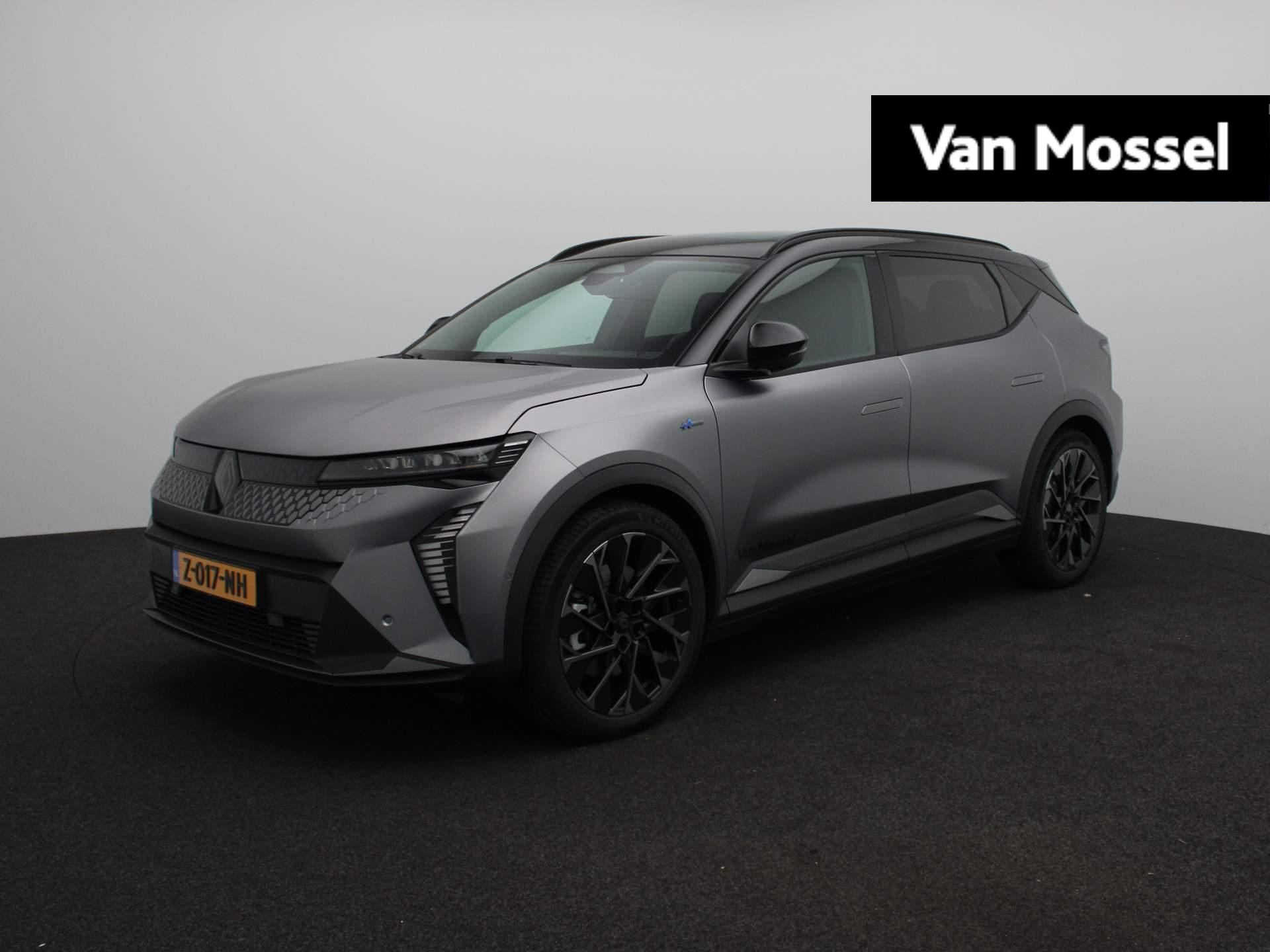 Renault Scénic E-Tech EV87 long range Esprit Alpine | Speciale matte lak Gris Schiste Satin | Pack Advanced Driving Assist | Harman Kardon | Solarbay elektrochromatisch dak