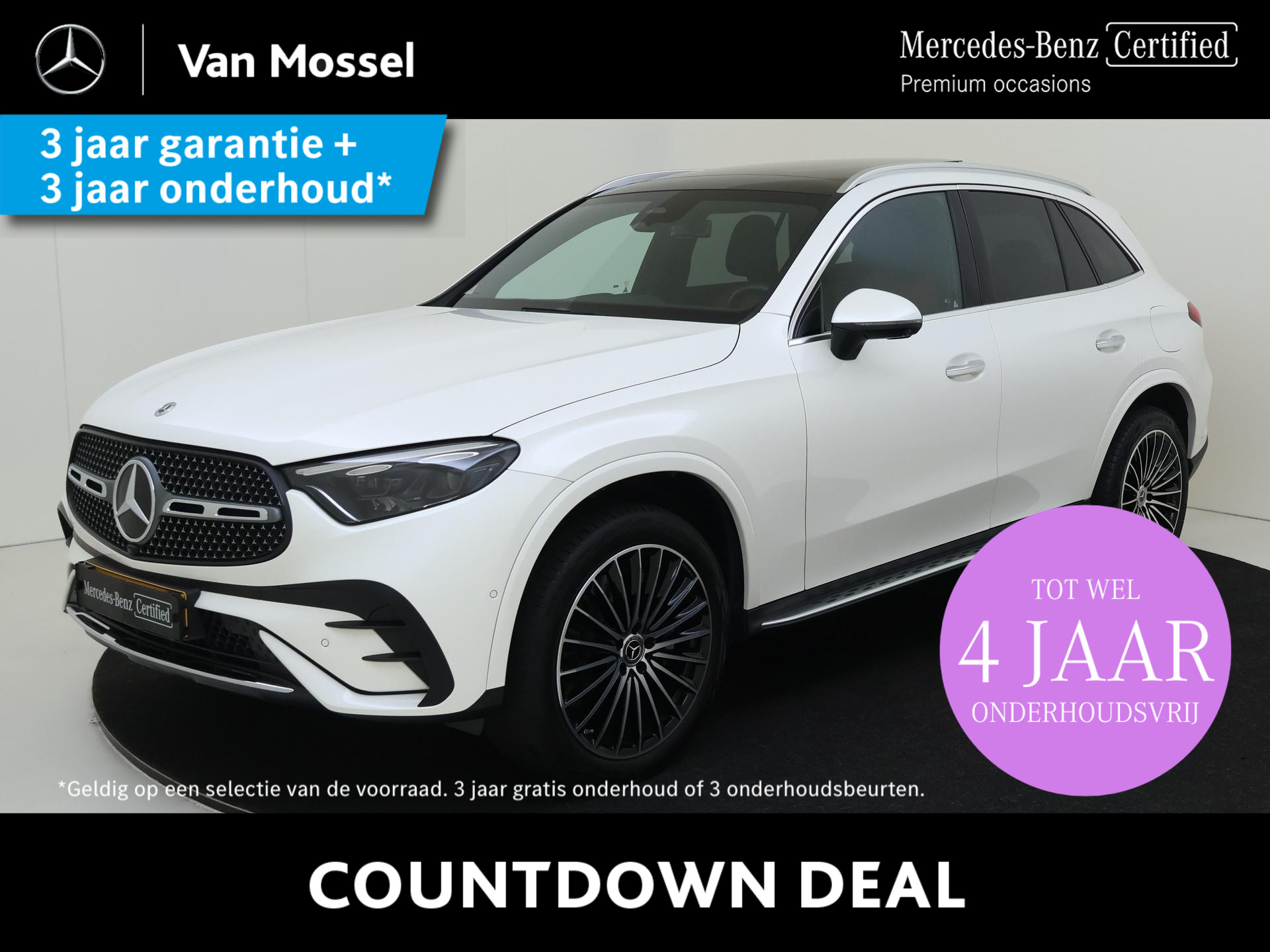 Mercedes-Benz GLC 300e 4MATIC AMG Line Memory Seats / Privacy Glass / Panorama schuifkanteldak / 360 Camera / Burmester/ Treeplanken/ 20"