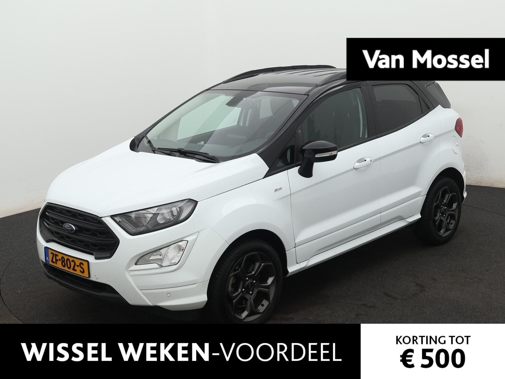 Ford EcoSport 1.0 EcoBoost ST-Line | NAVIGATIE | STOELVERWARMING | ACHTERUITRIJCAMERA | STUURVERWARMING | VOORRUITVERWARMING | CLIMATE CONTROL | APPLE CARPLAY | PARKEERSENSOREN | DODEHOEK DETECTIE |