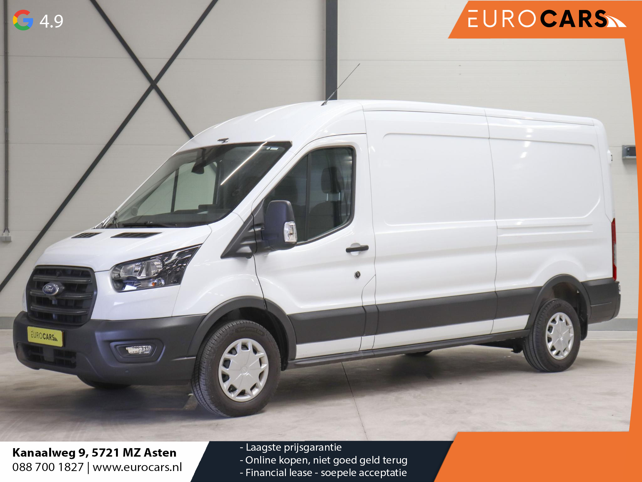 Ford Transit 330 2.0 TDCI L3H2 Trend Automaat Airco Navi Trekhaak Cruise Control