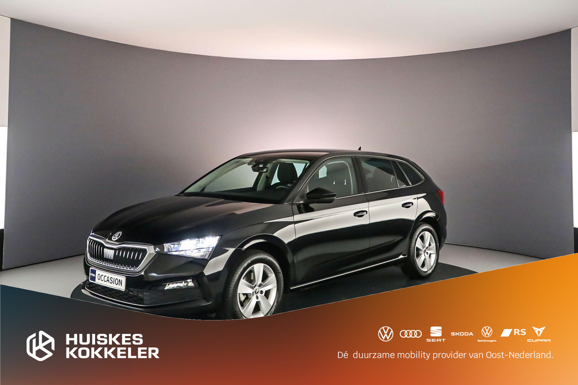 Škoda Scala Ambition 1.0 TSI 110pk Cruise control, App connect, Airco, DAB, Radio, Bluetooth, LED verlichting, Parkeersensor achter