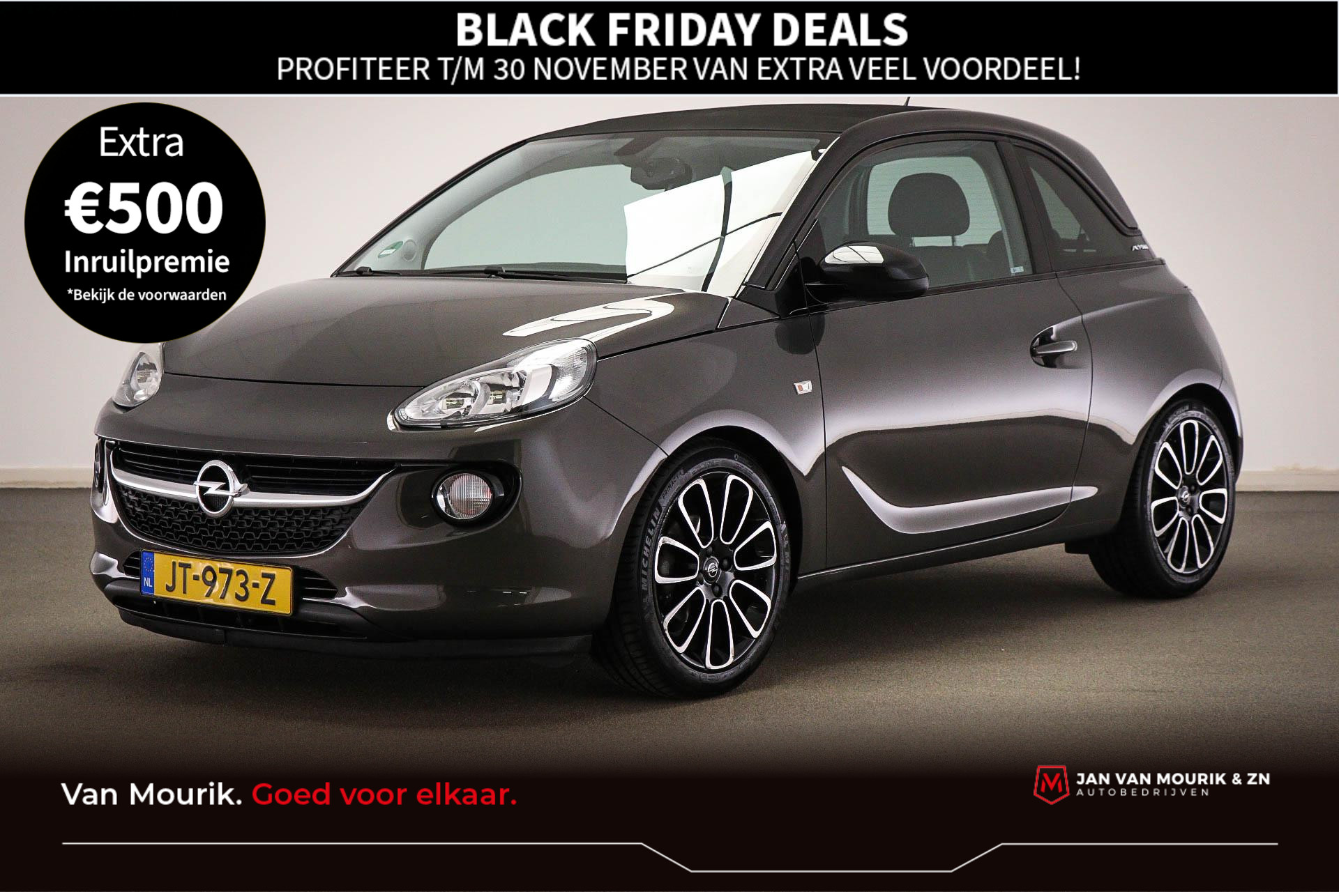 Opel ADAM 1.0 Turbo Unlimited | LEDER | VOUWDAK | AIRCO | CRUISE | DAB | PDC | 17"