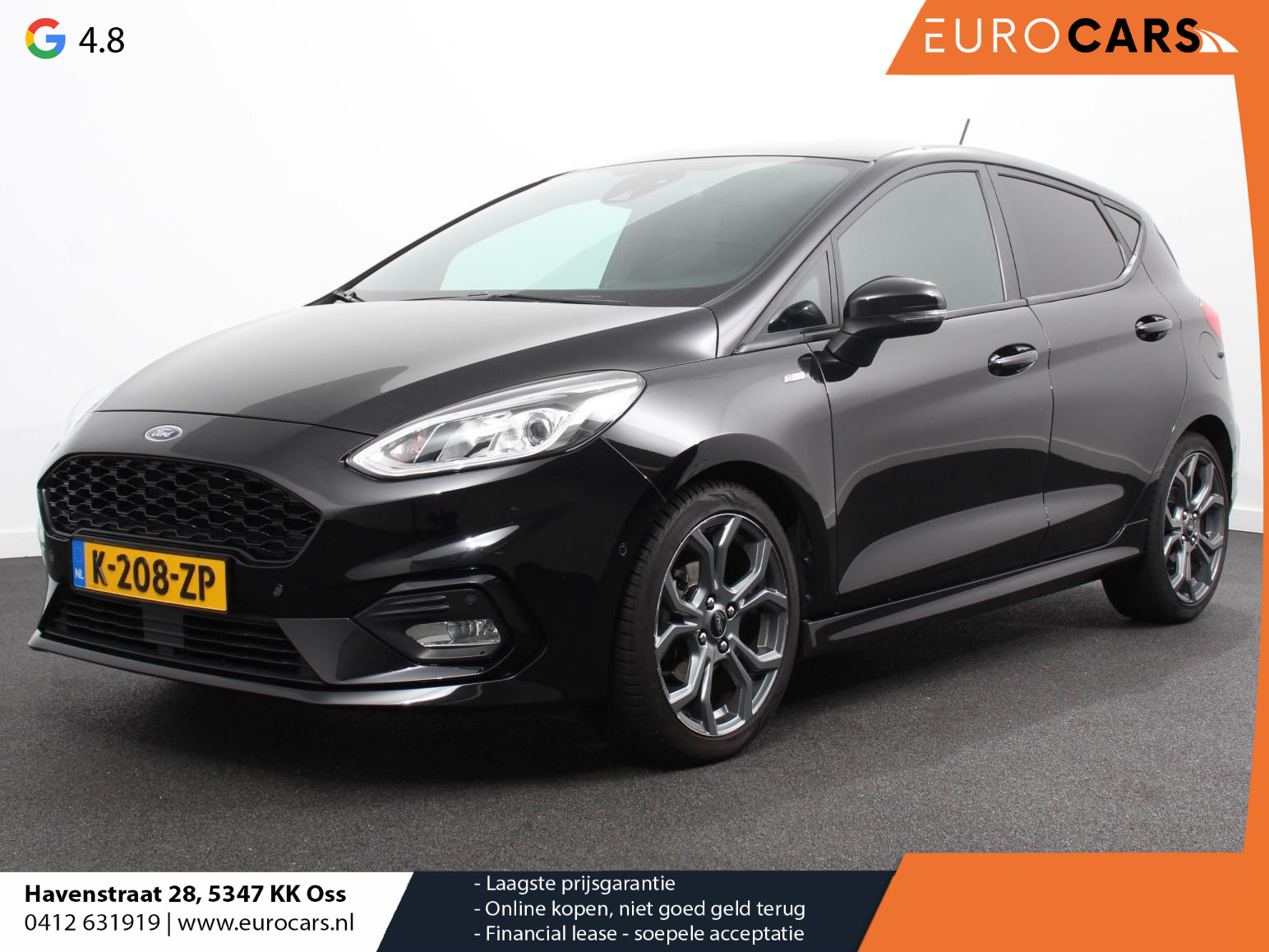 Ford Fiesta 1.0 EcoBoost 125pk ST-Line ST Line | Camera | Android auto / Apple Carplay | Stoelverwarming | Stuurverwarming | Adaptieve Cruise Control |