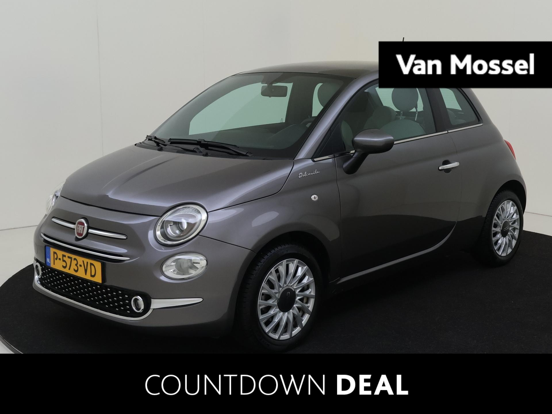 Fiat 500 1.0 Hybrid Dolcevita | Panorama-dak | Carplay | Airco | Cruise Control | Lichtmetalen velgen 15"