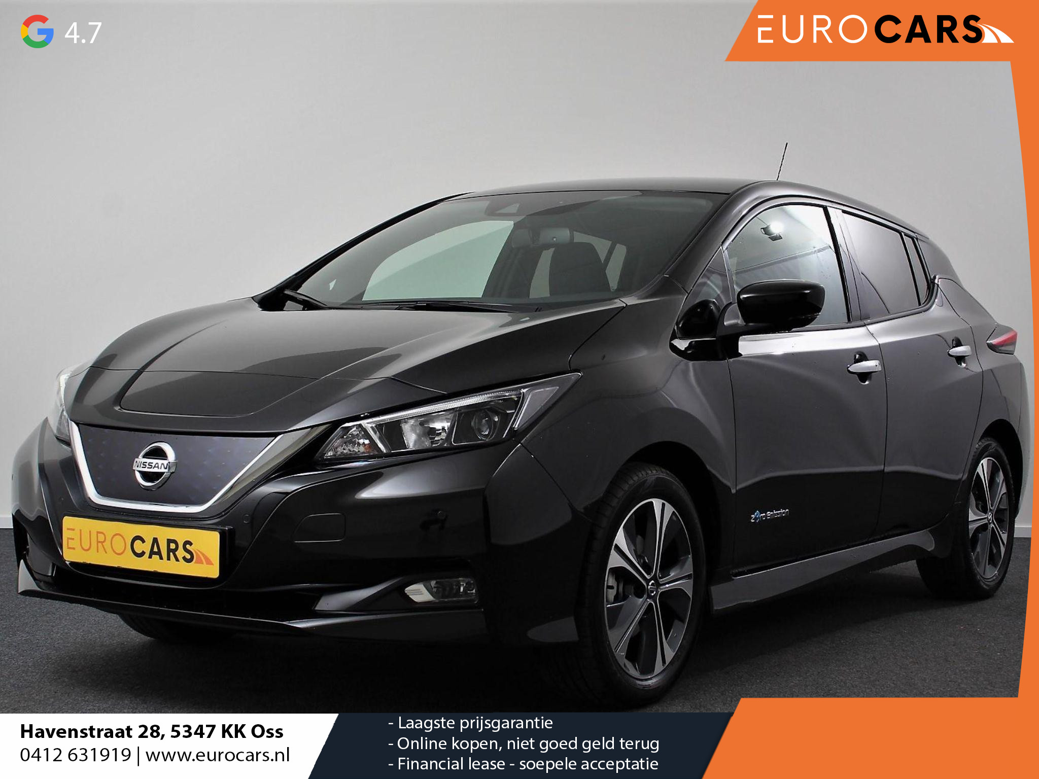 Nissan Leaf N-Connecta 40 kWh | € 2000,- subsidie mogelijk particulier !  | Navigatie | Bluetooth | Cruise Control | Lichtmetalen Velgen | Camera