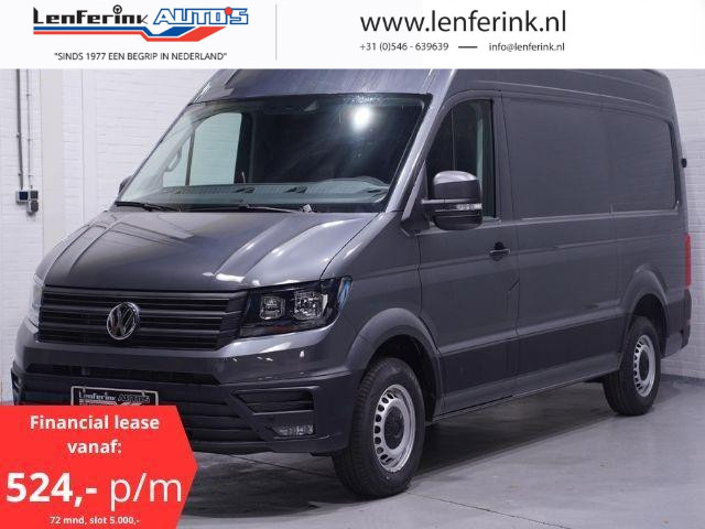 Volkswagen Crafter 2.0 TDI 140 pk L3H3 DSG Dubbel Cabine Navi, Camera, Cruise Control, Multistuur, PDC V+A, Nieuw, 6-Zits