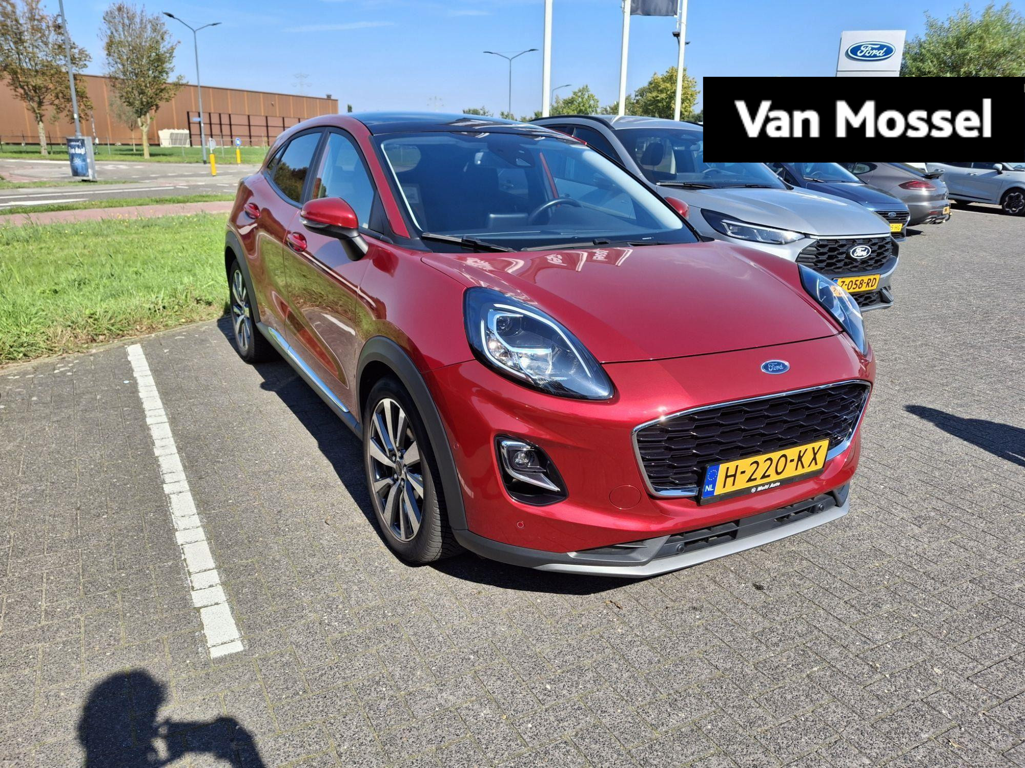 Ford Puma 1.0 EcoBoost Hybrid Titanium X First Edition | 125PK | Half leder | Winter pack | Adaptive cruise control | Panoramadak | Navigatie | Trekhaak