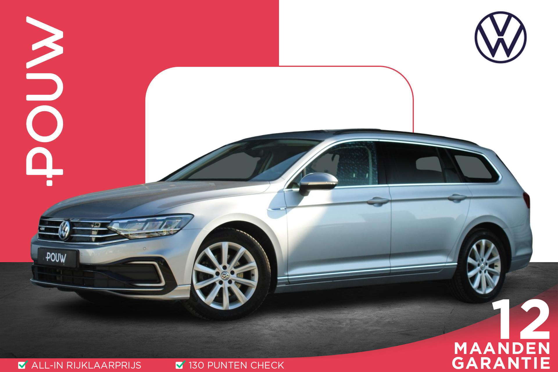 Volkswagen Passat Variant GTE 1.4 TSI 218pk DSG Business PHEV | SoH 90% | Panoramadak | Camera Achter