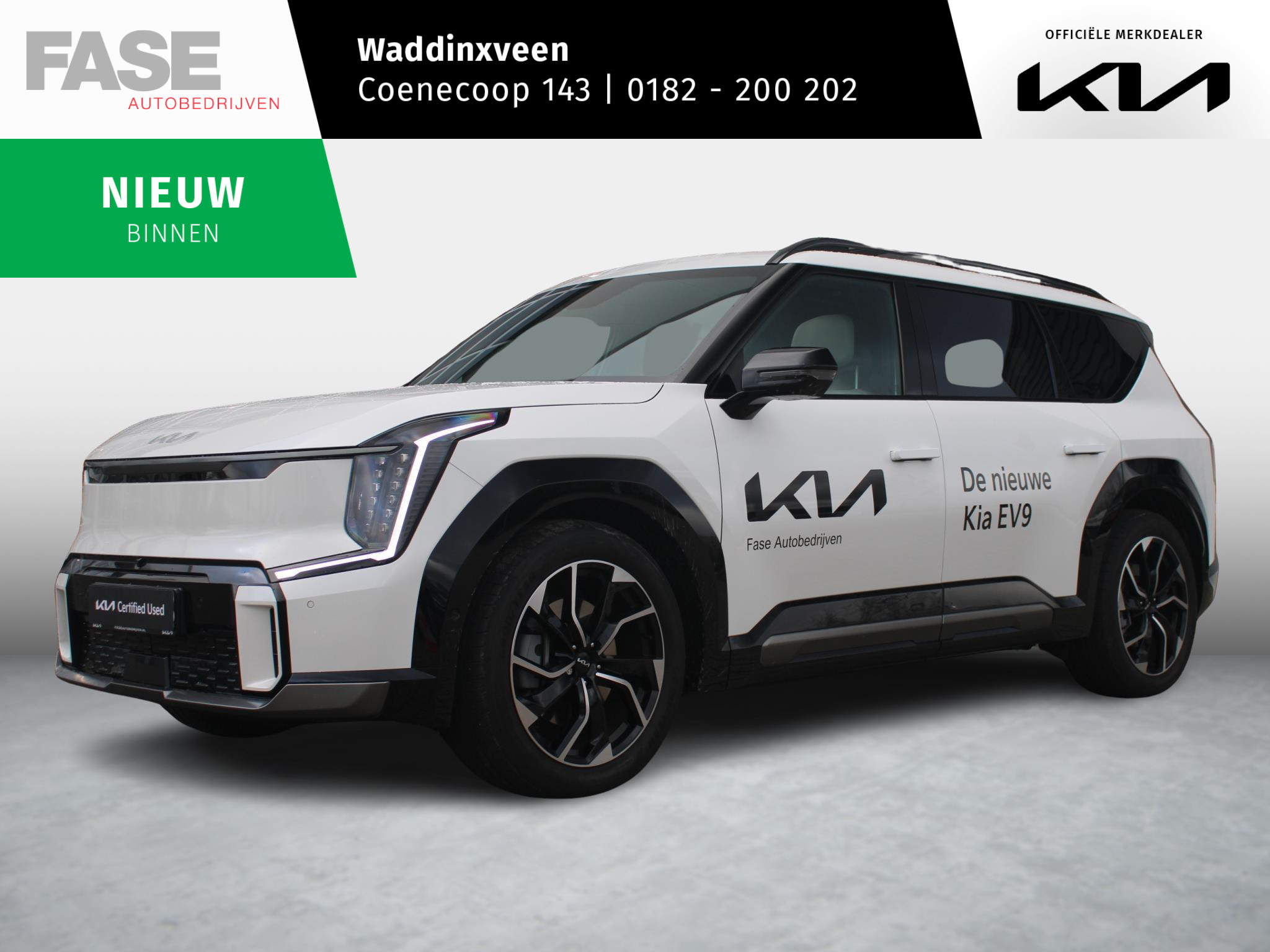 Kia EV9 Launch Edition GT-Line AWD 99.8 kWh | Beschikbaarheid half Maart| Clima | Navi | 7-Pers. | Adapt. Cruise | 21" | Head-Up | Stoel-/Stuurverwarming | Premium Audio | Schuif-/kanteldak