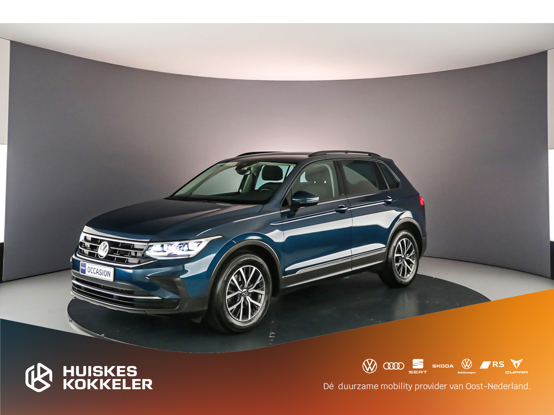 Volkswagen Tiguan Life 1.5 TSI 150pk Achteruitrijcamera, Navigatie, Elektrische achterklep, Adaptive cruise control, Stoelverwarming, Parkeersensoren, Stuurwiel verwarmd, LED verlichting, App connect