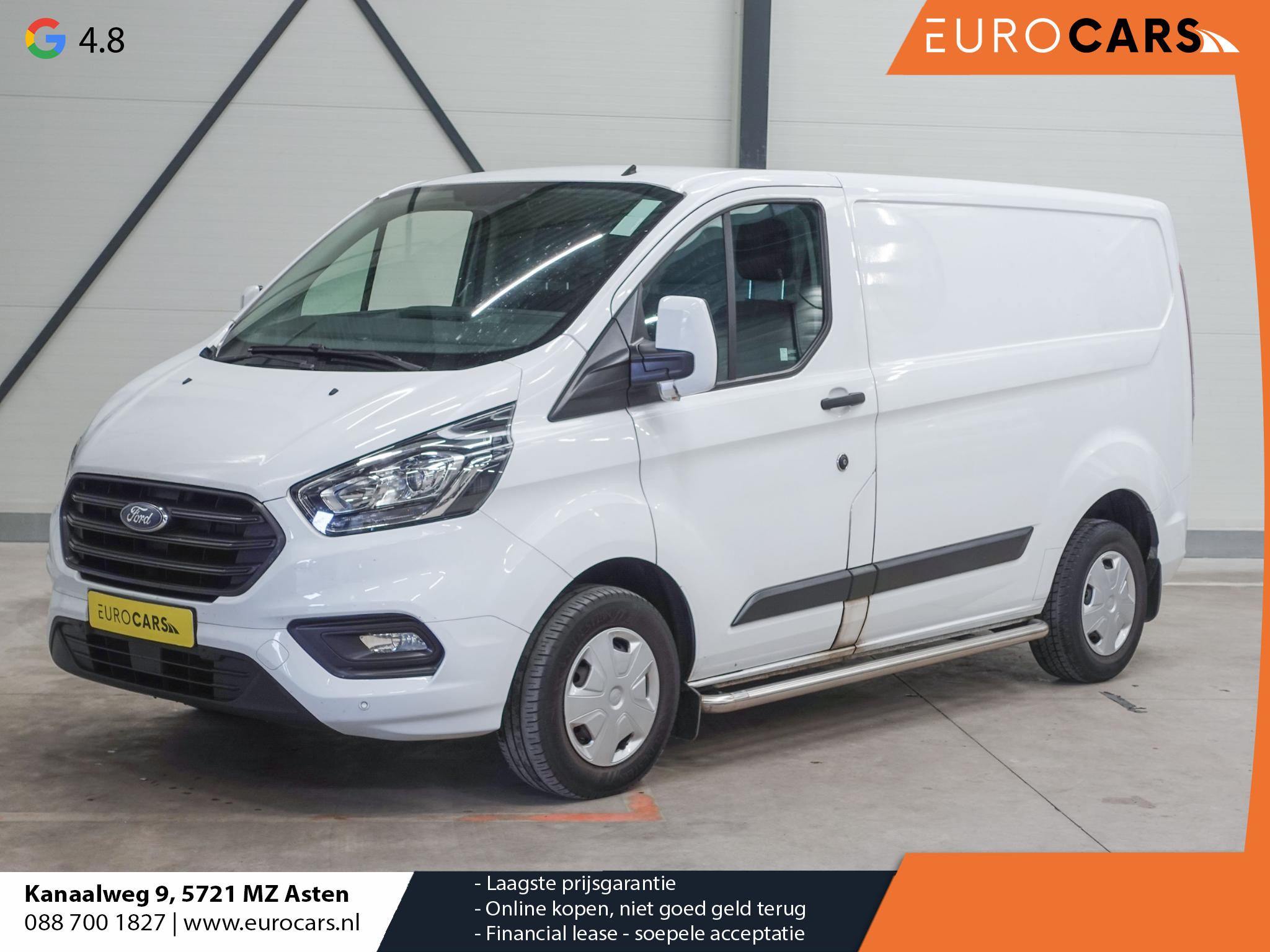 Ford Transit Custom 105pk L1H1 Trend Airco Cruise control LED Parkeersensoren Euro6