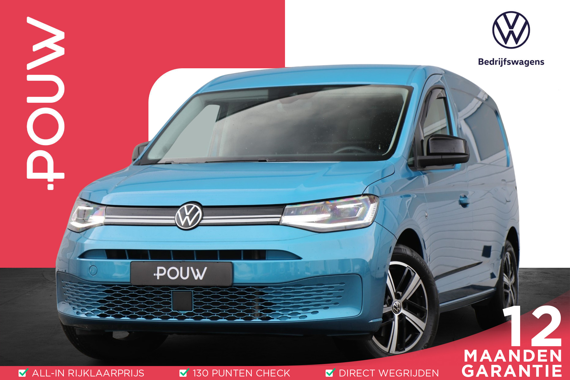 Volkswagen Caddy Cargo Maxi 2.0 TDI 102pk Exclusive | Navigatie | Sortimo Laadruimte Inrichting | Adaptive Cruise | Trekhaak | Camera